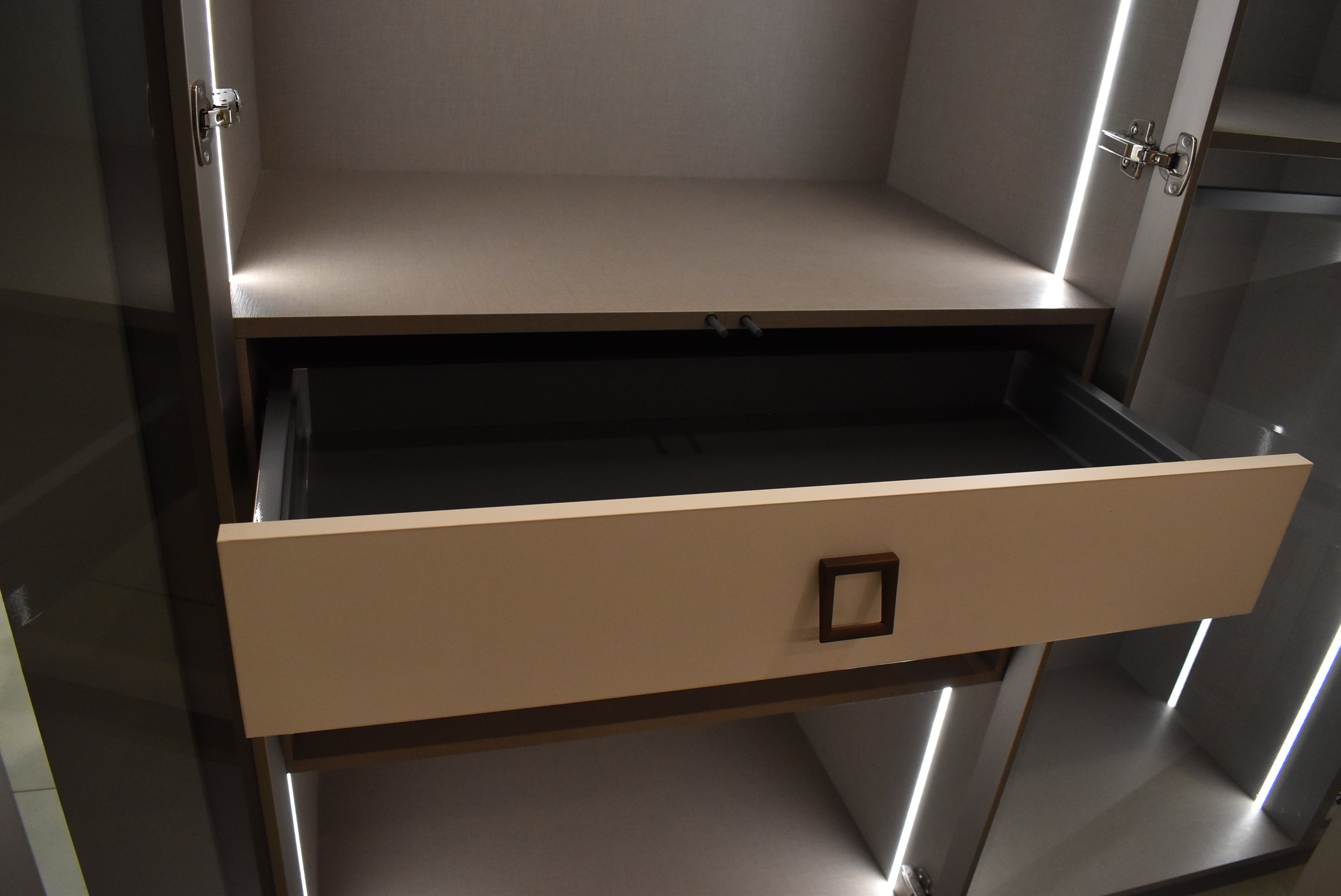 Azzurri Casa Modern Complete Closet System with Island