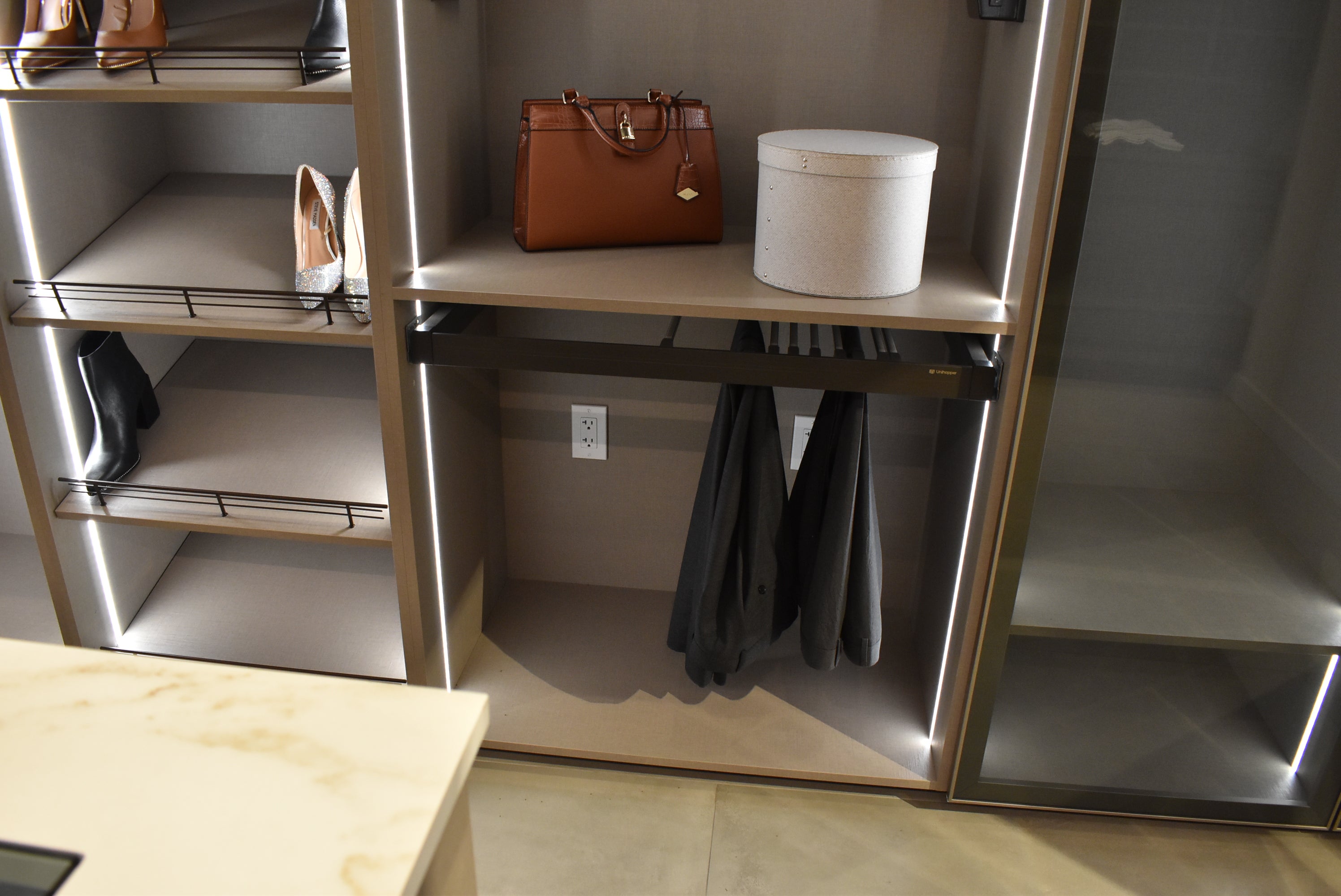 Azzurri Casa Modern Complete Closet System with Island