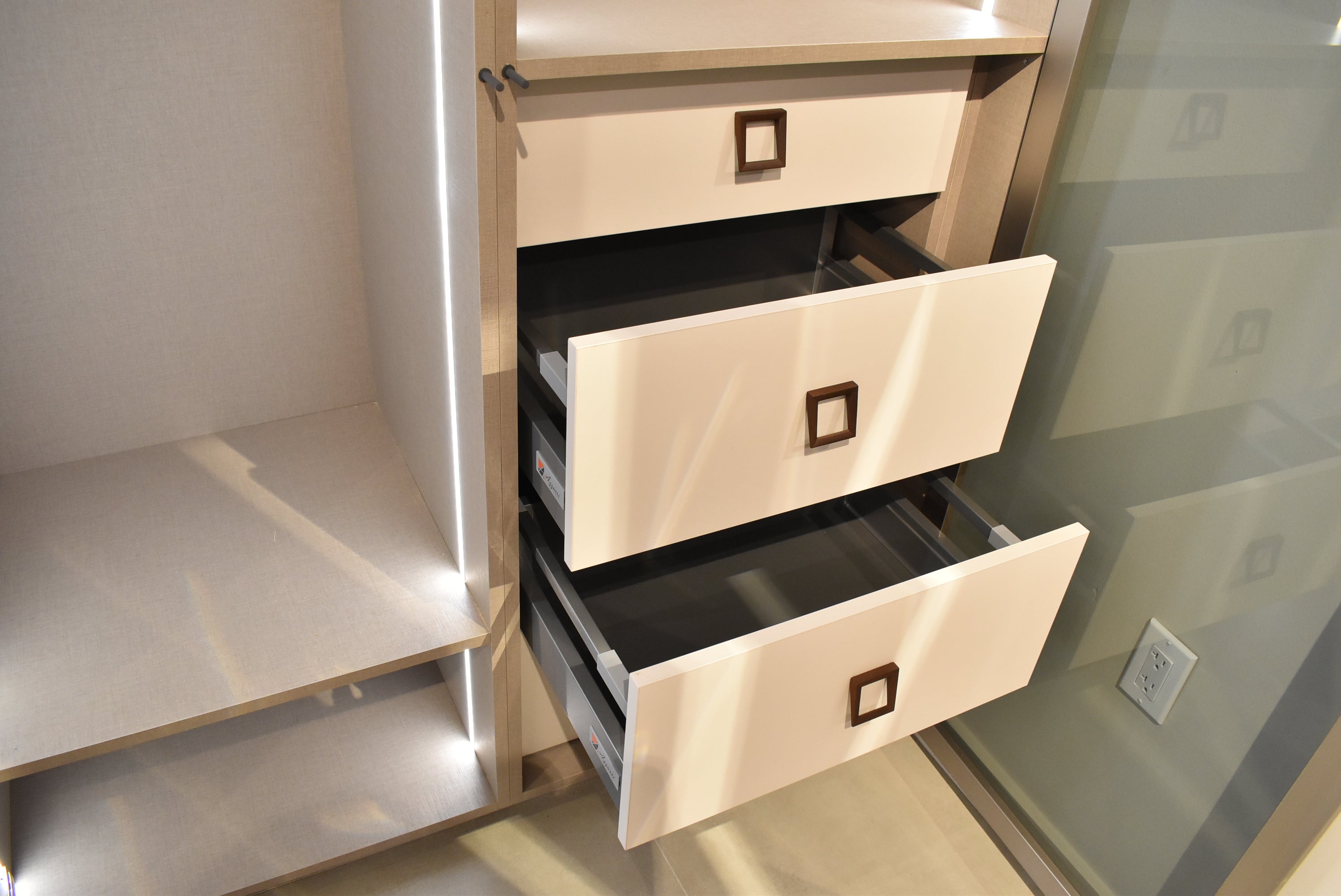 Azzurri Casa Modern Complete Closet System with Island