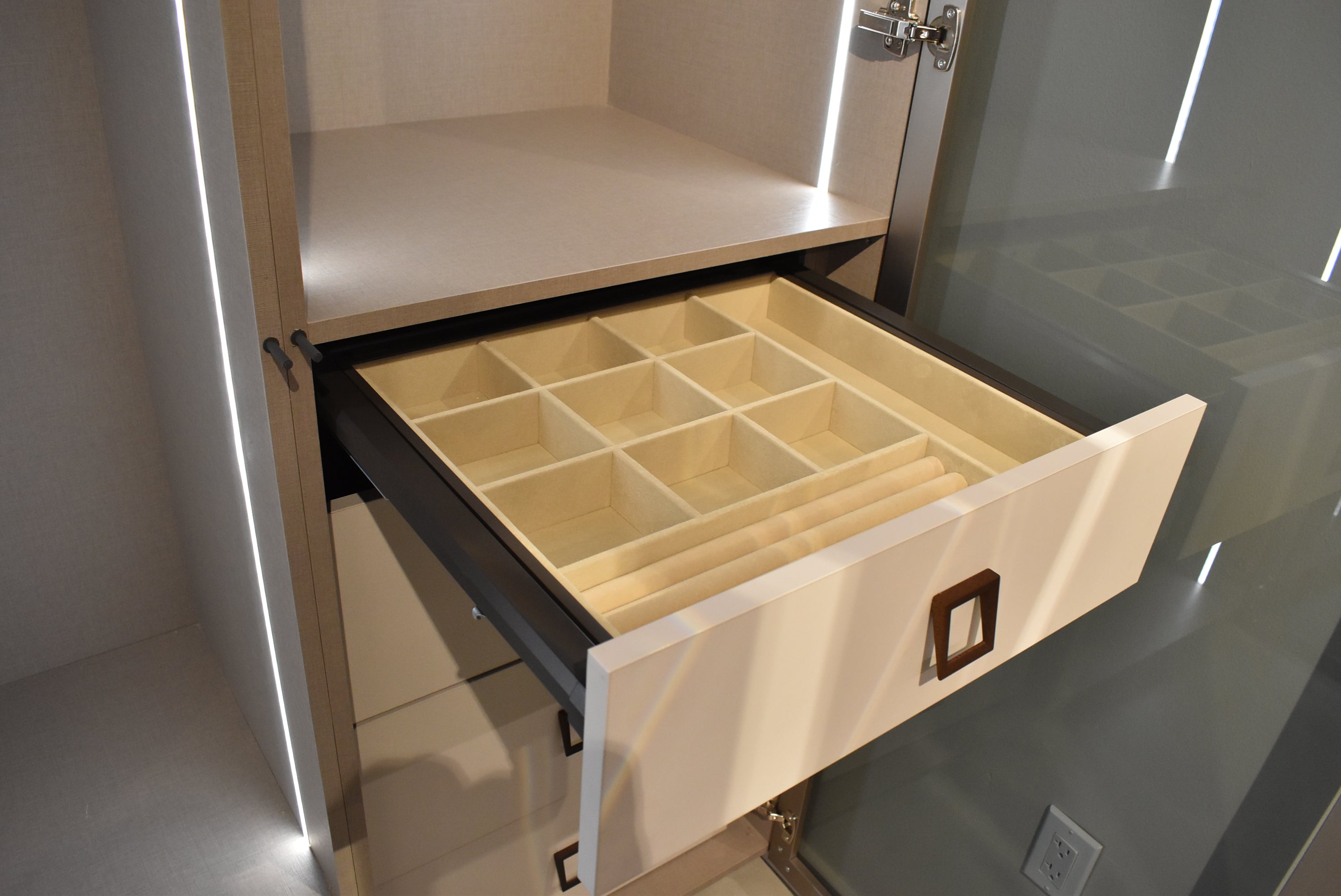 Azzurri Casa Modern Complete Closet System with Island