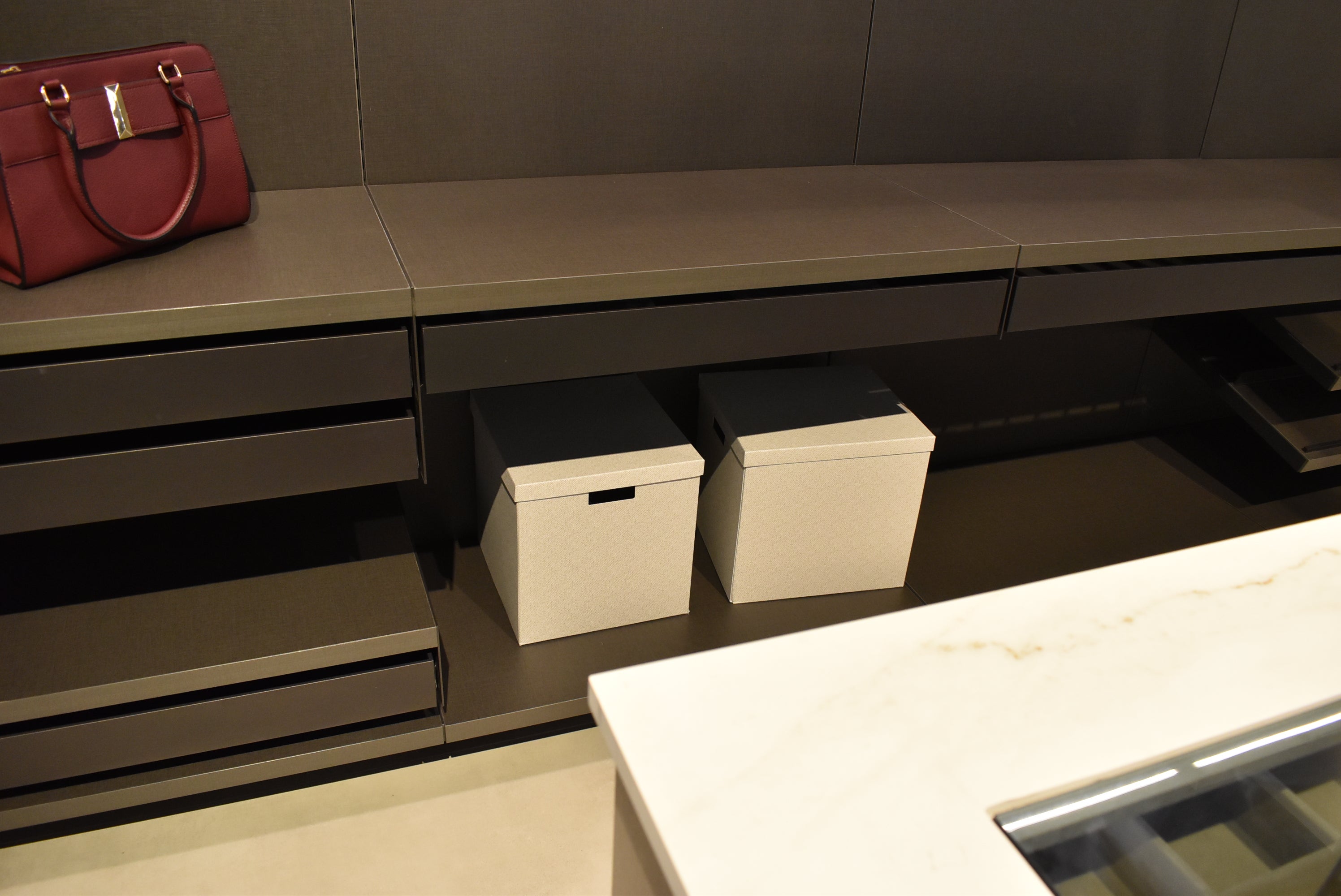 Azzurri Casa Modern Complete Closet System with Island