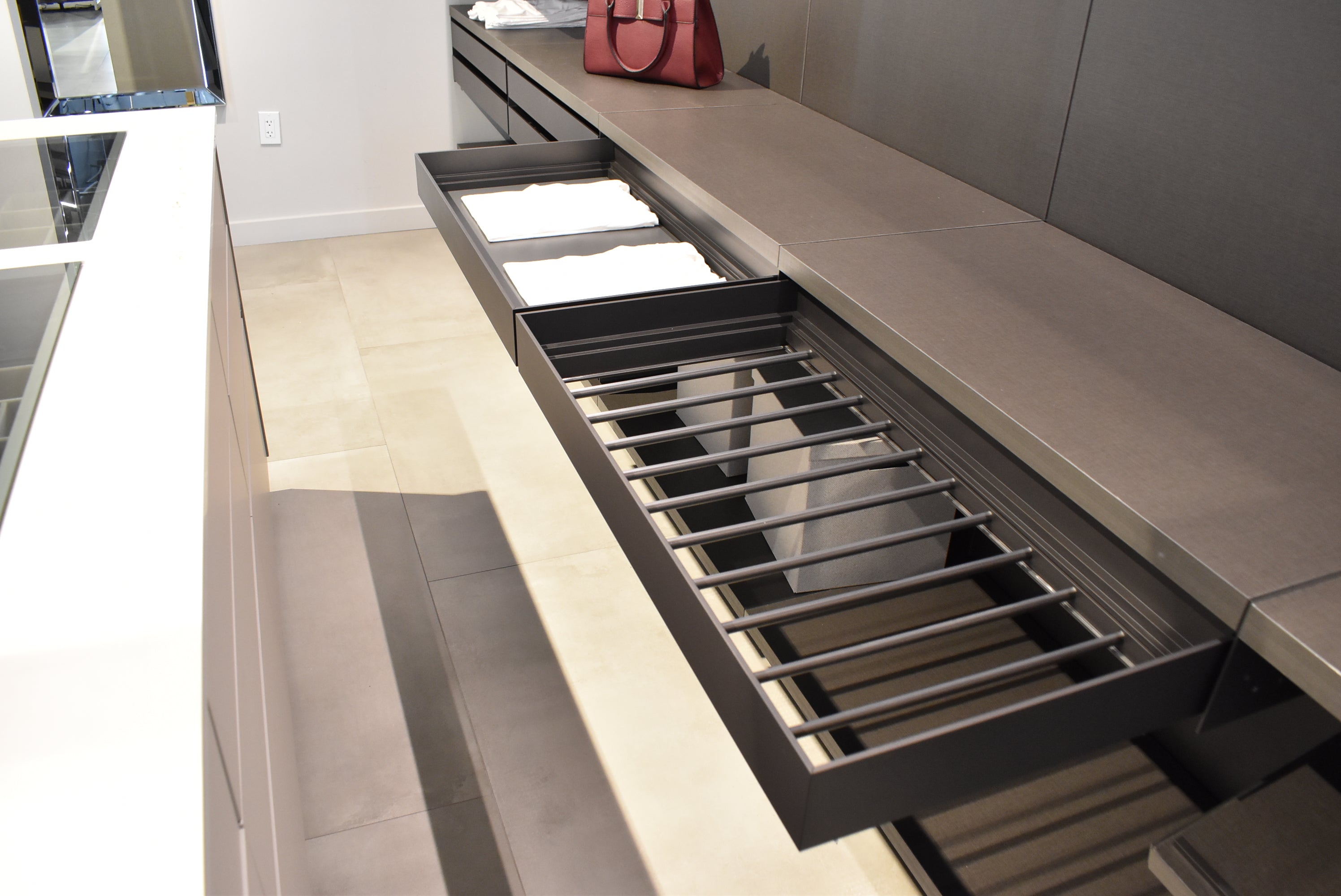 Azzurri Casa Modern Complete Closet System with Island