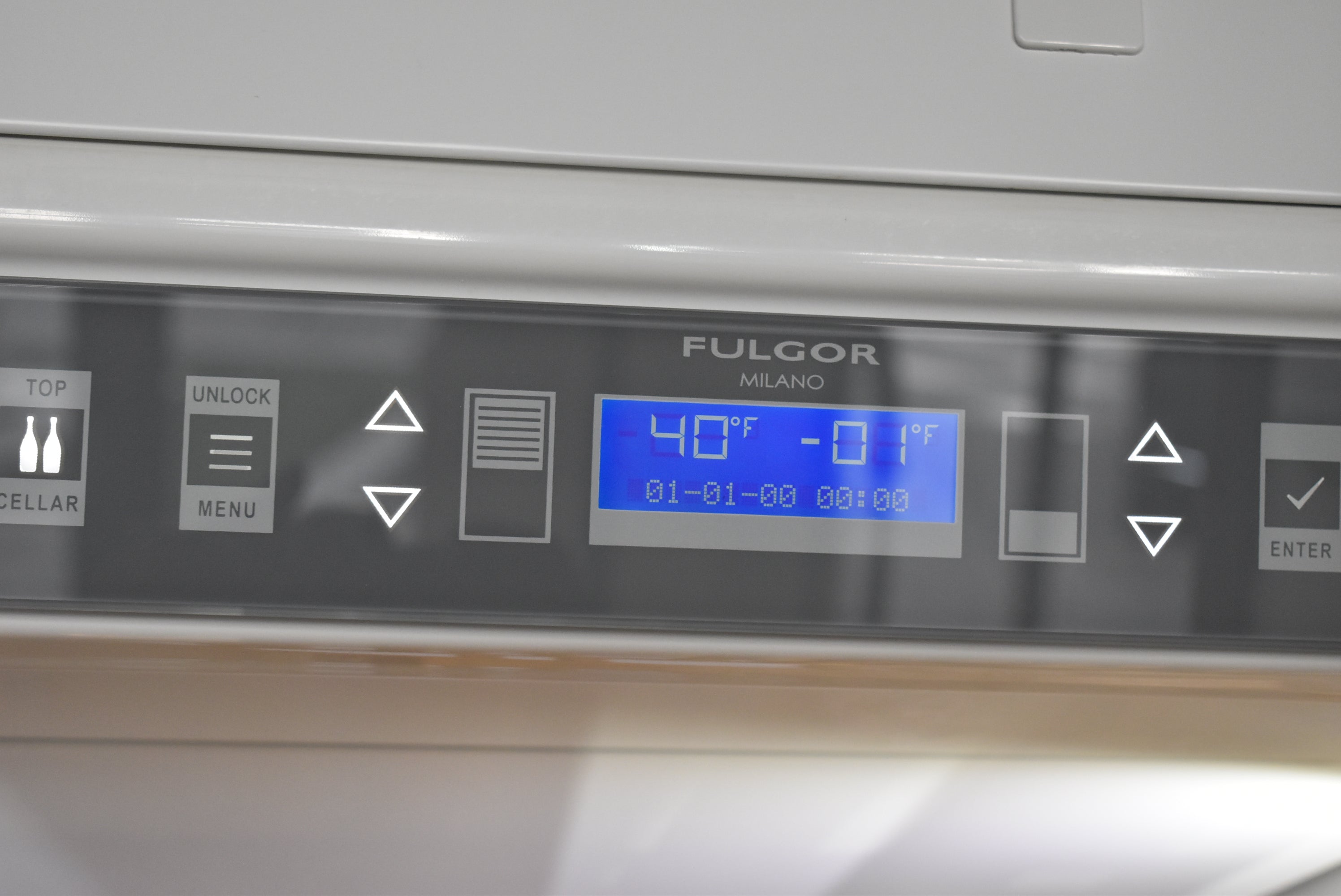 Azzurri Casa Light Grey Italian Style Modern Kitchen with Dekton Countertops and Fulgor Milano Appliances