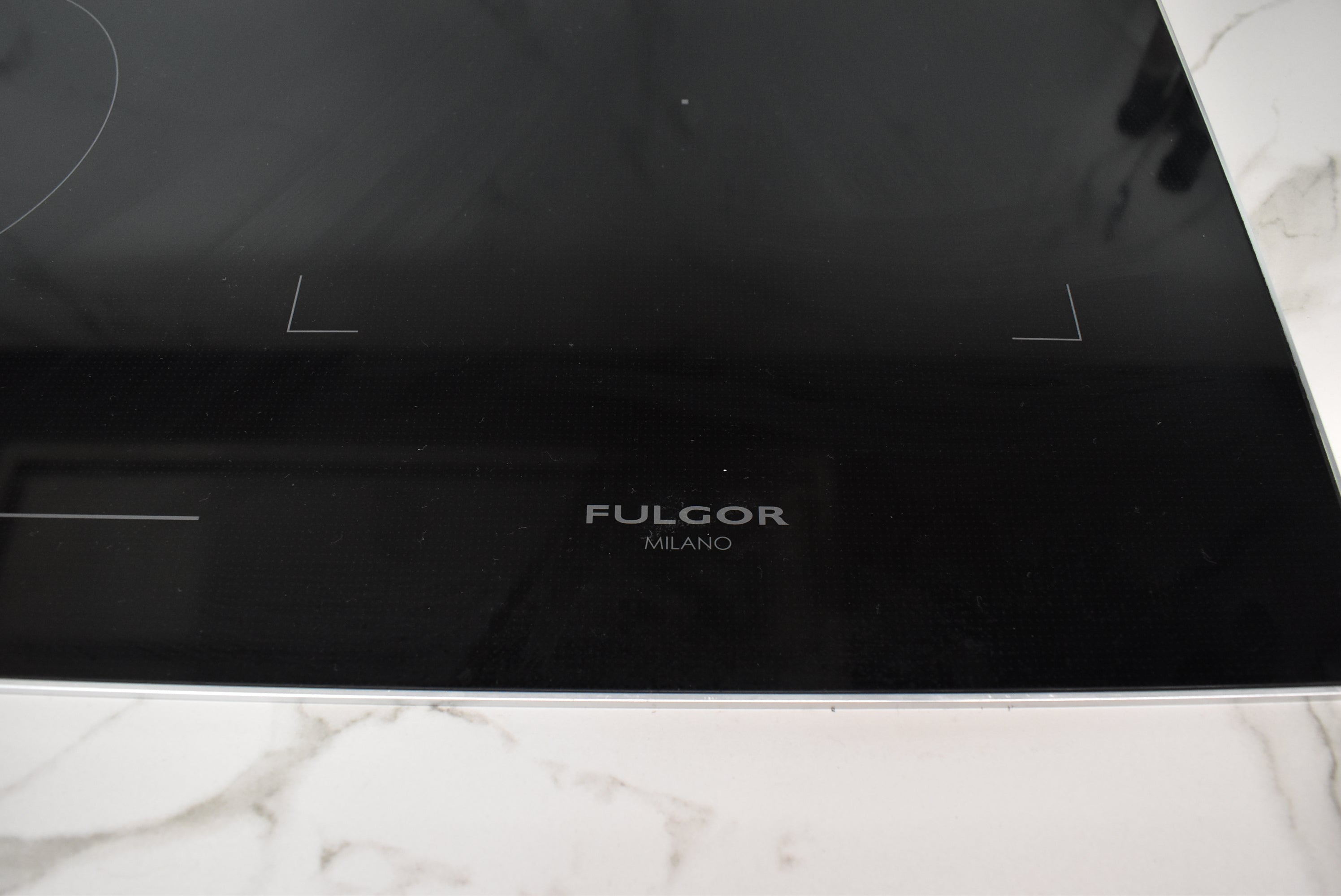 Azzurri Casa Light Grey Italian Style Modern Kitchen with Dekton Countertops and Fulgor Milano Appliances