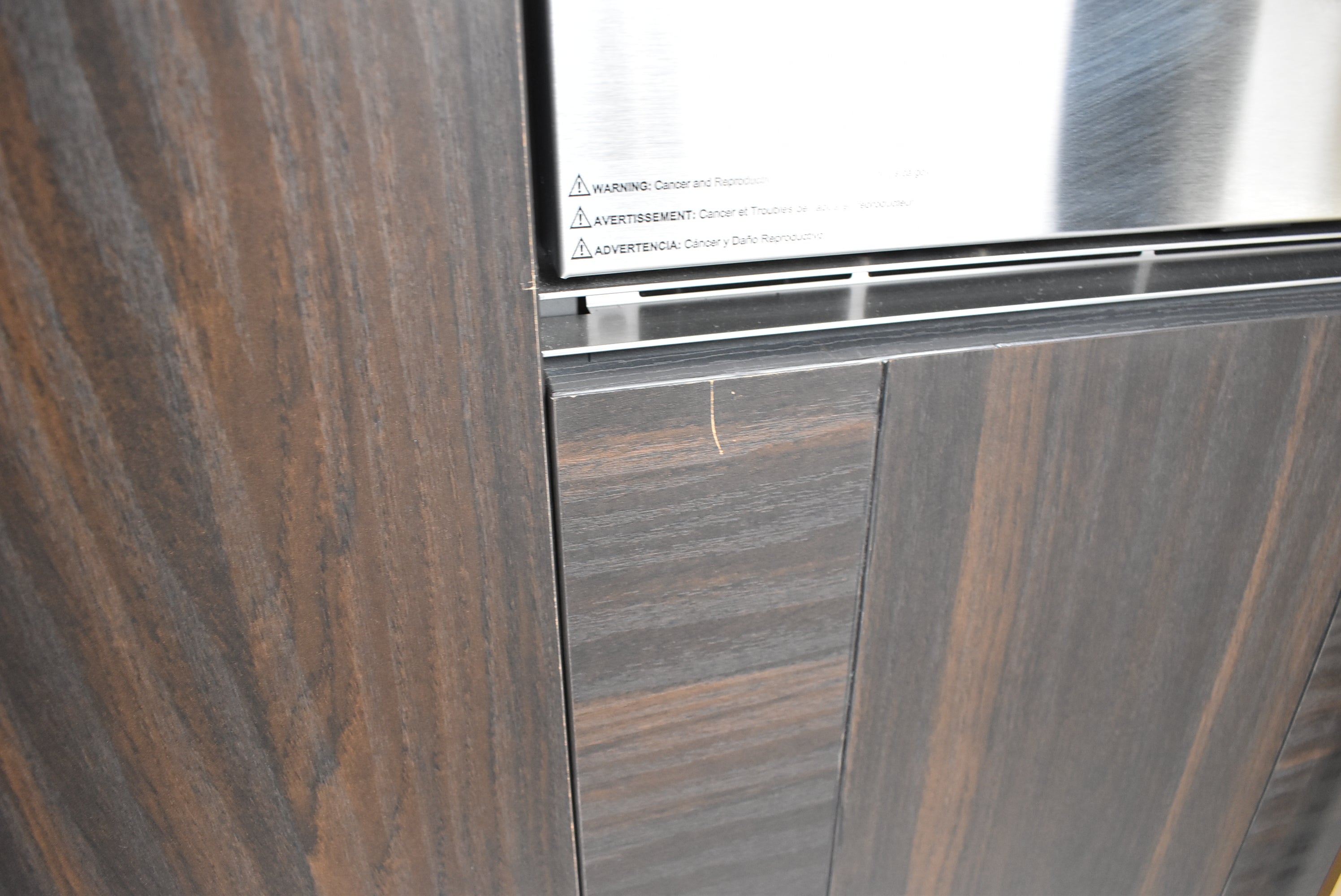 Azzurri Casa Transitional Kitchen with Double Waterfall Island, Dekton Countertops & Monogram Appliances