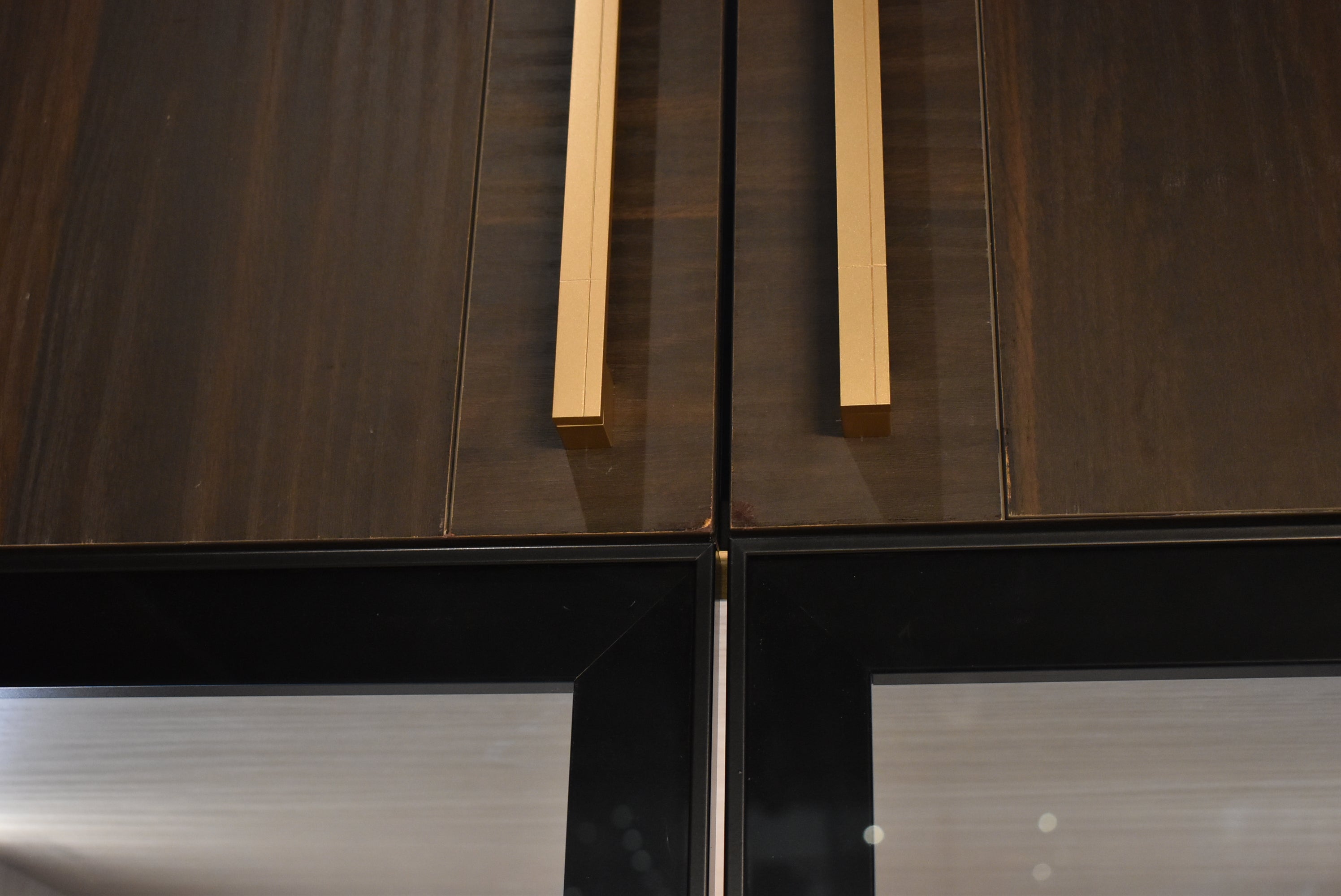 Azzurri Casa Transitional Kitchen with Double Waterfall Island, Dekton Countertops & Monogram Appliances