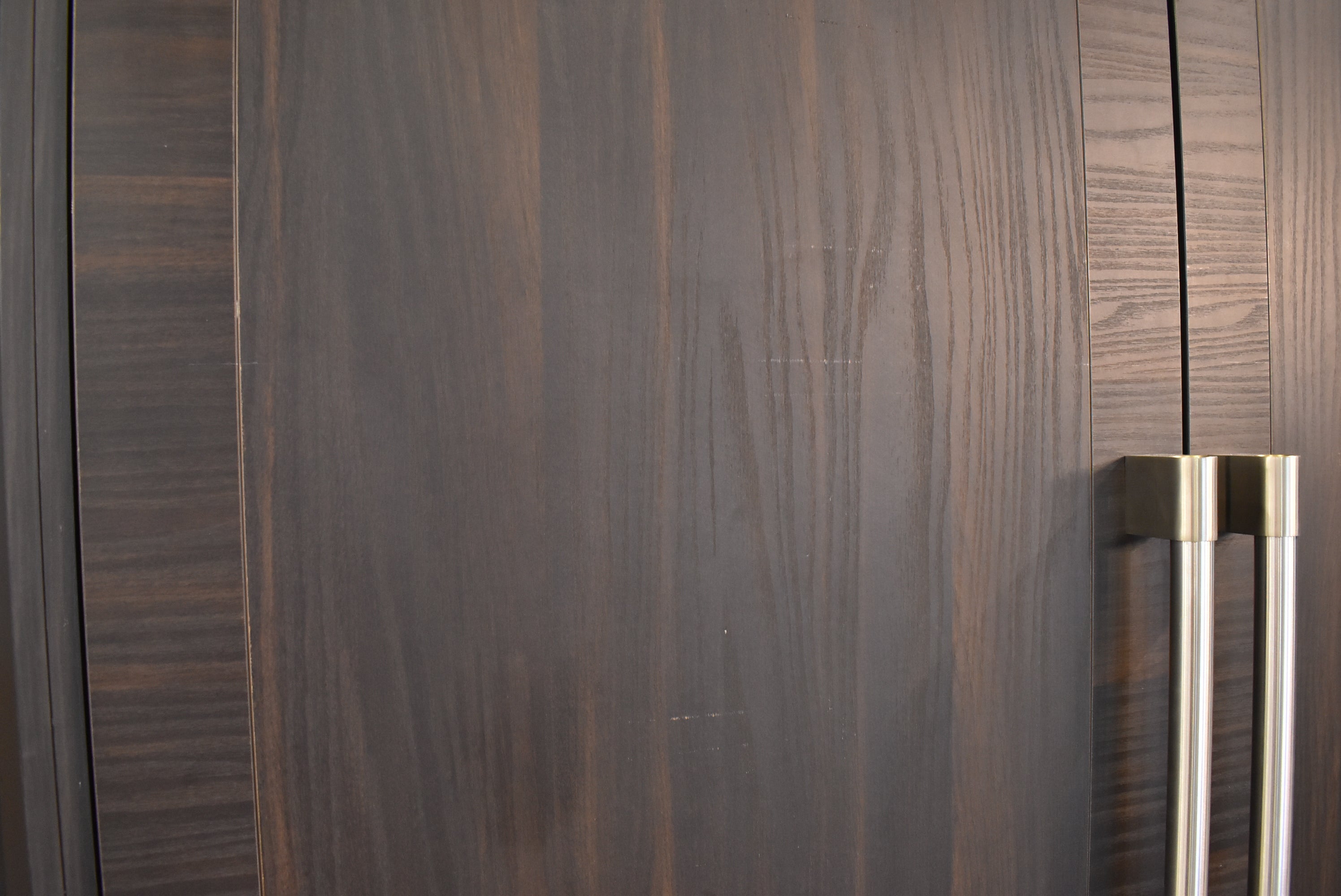 Azzurri Casa Transitional Kitchen with Double Waterfall Island, Dekton Countertops & Monogram Appliances