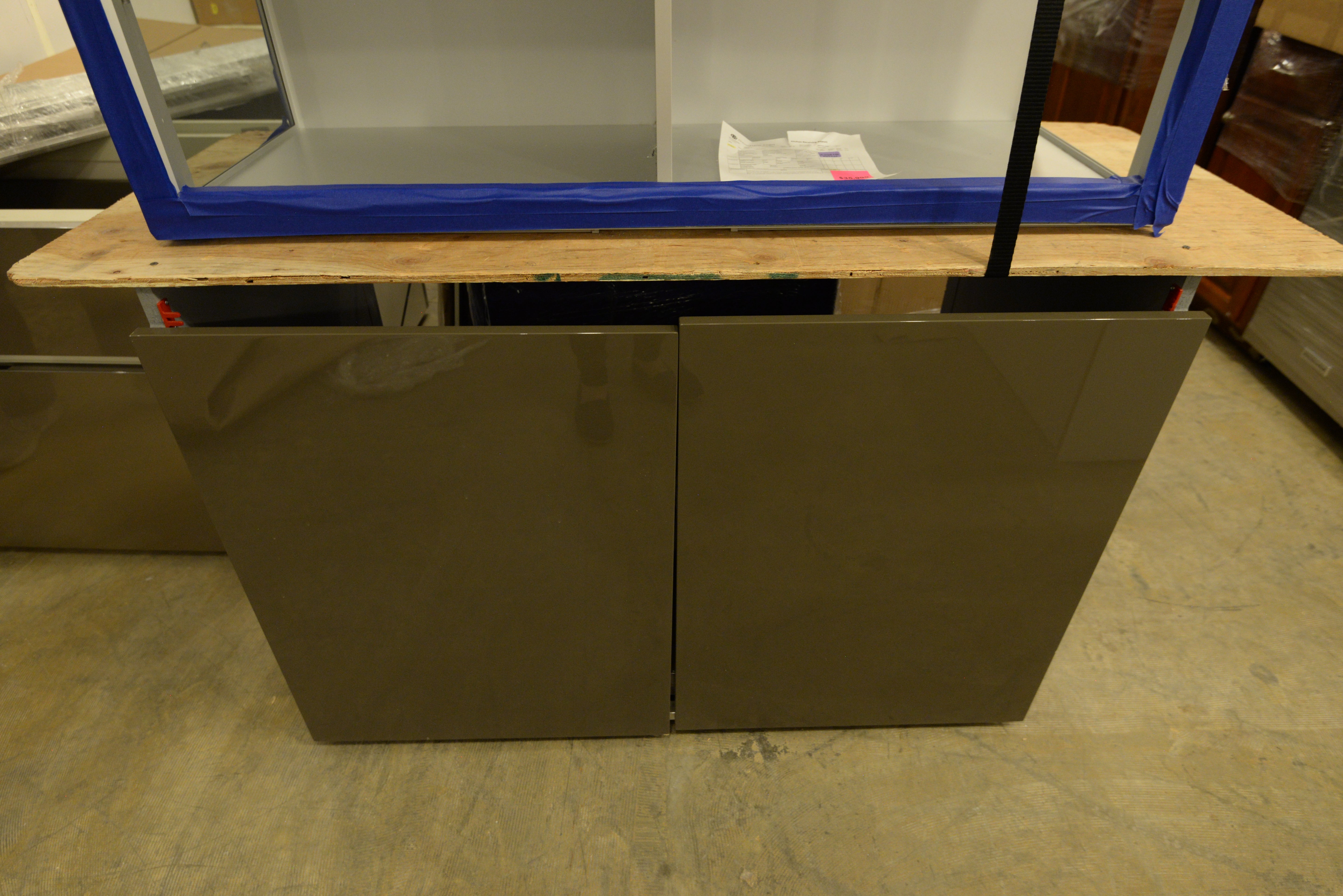 Ernestomeda Deluxe Chocolate Ganache Modern Showroom Display Kitchen