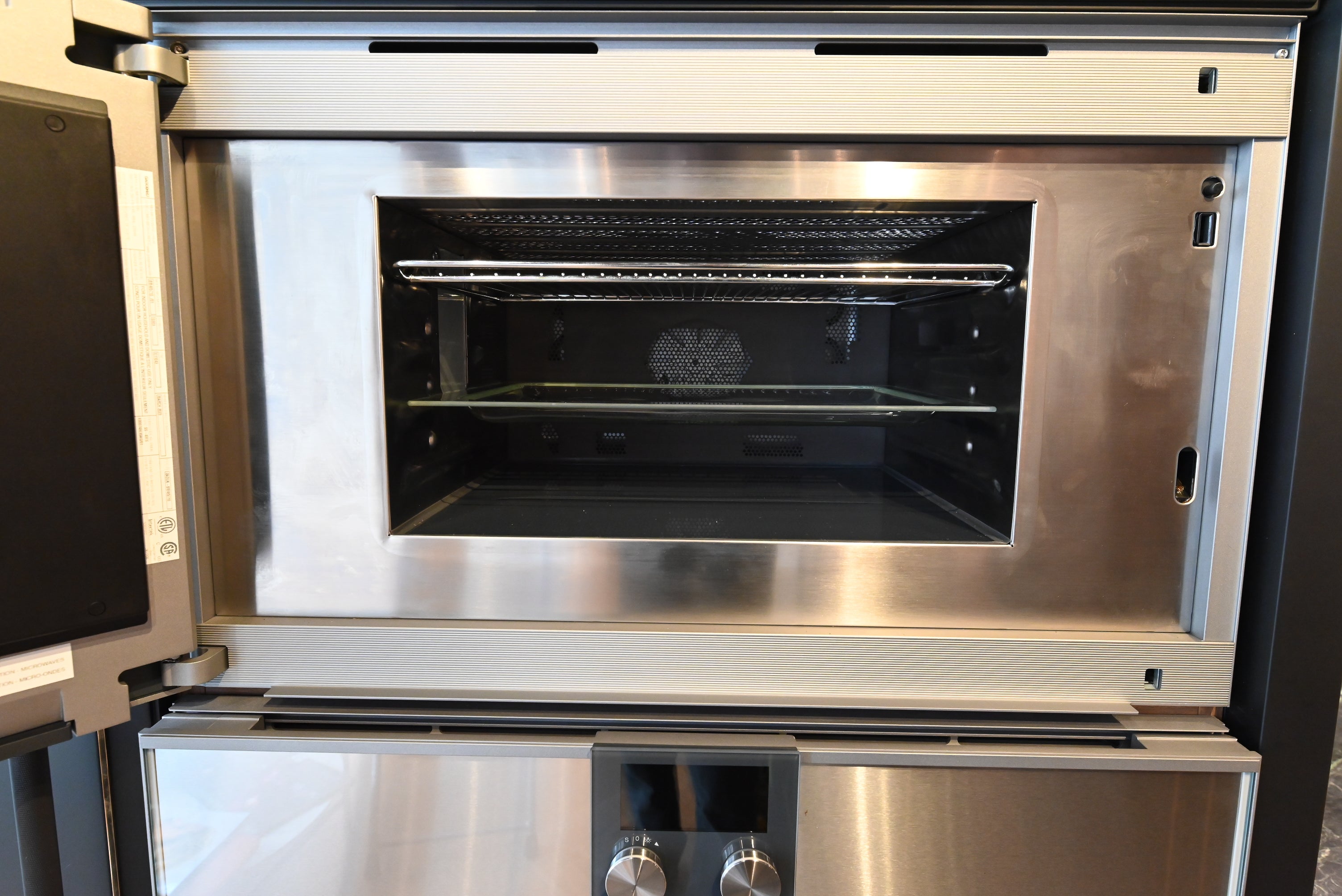 Martini Modern Nero Assoluto Matte Kitchen with Island & Gaggenau Appliances