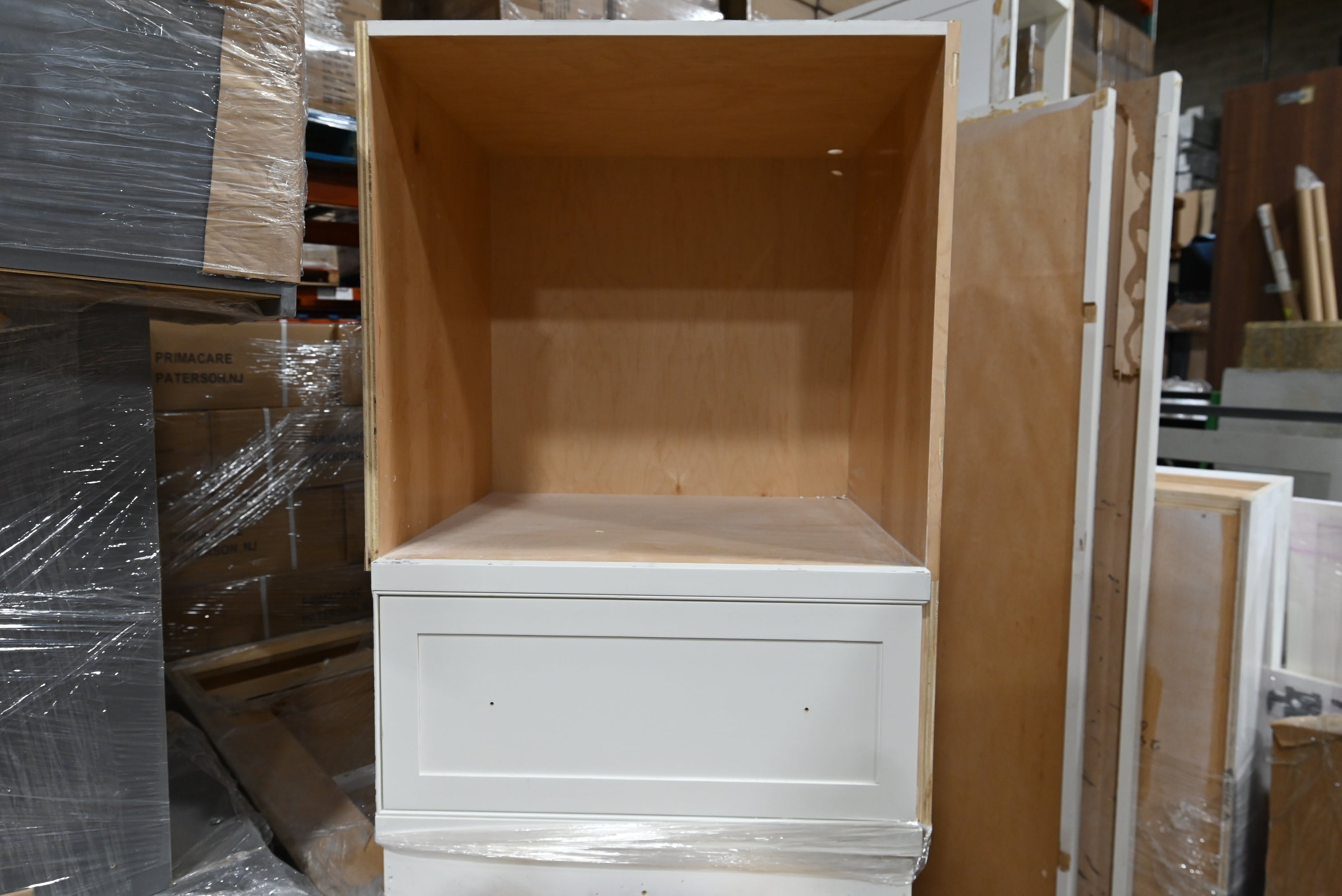 Custom Traditional White Partial Kitchen Cabinets