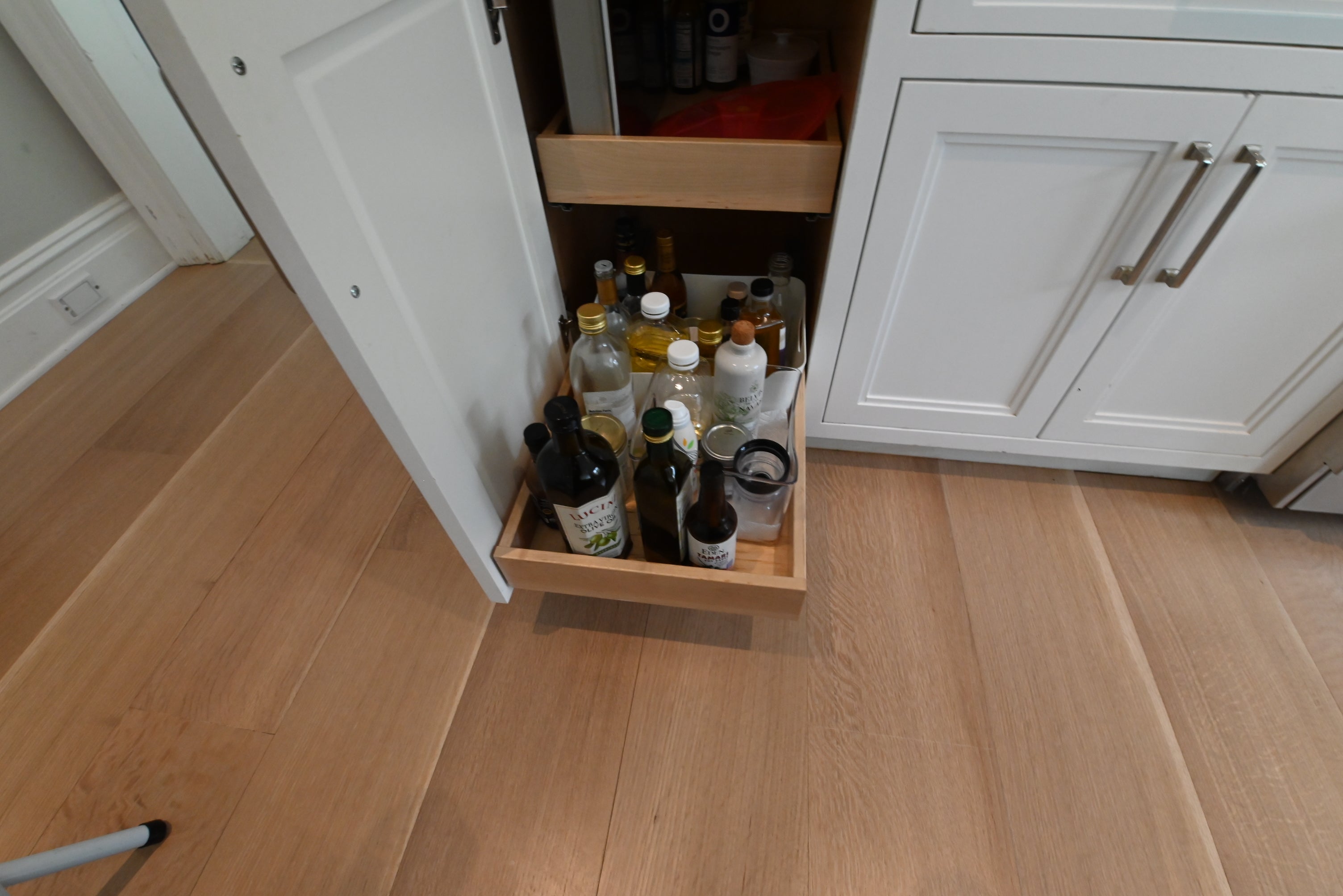 "The Abercorn" Transitional White Kitchen with Island & 48" Wolf Range
