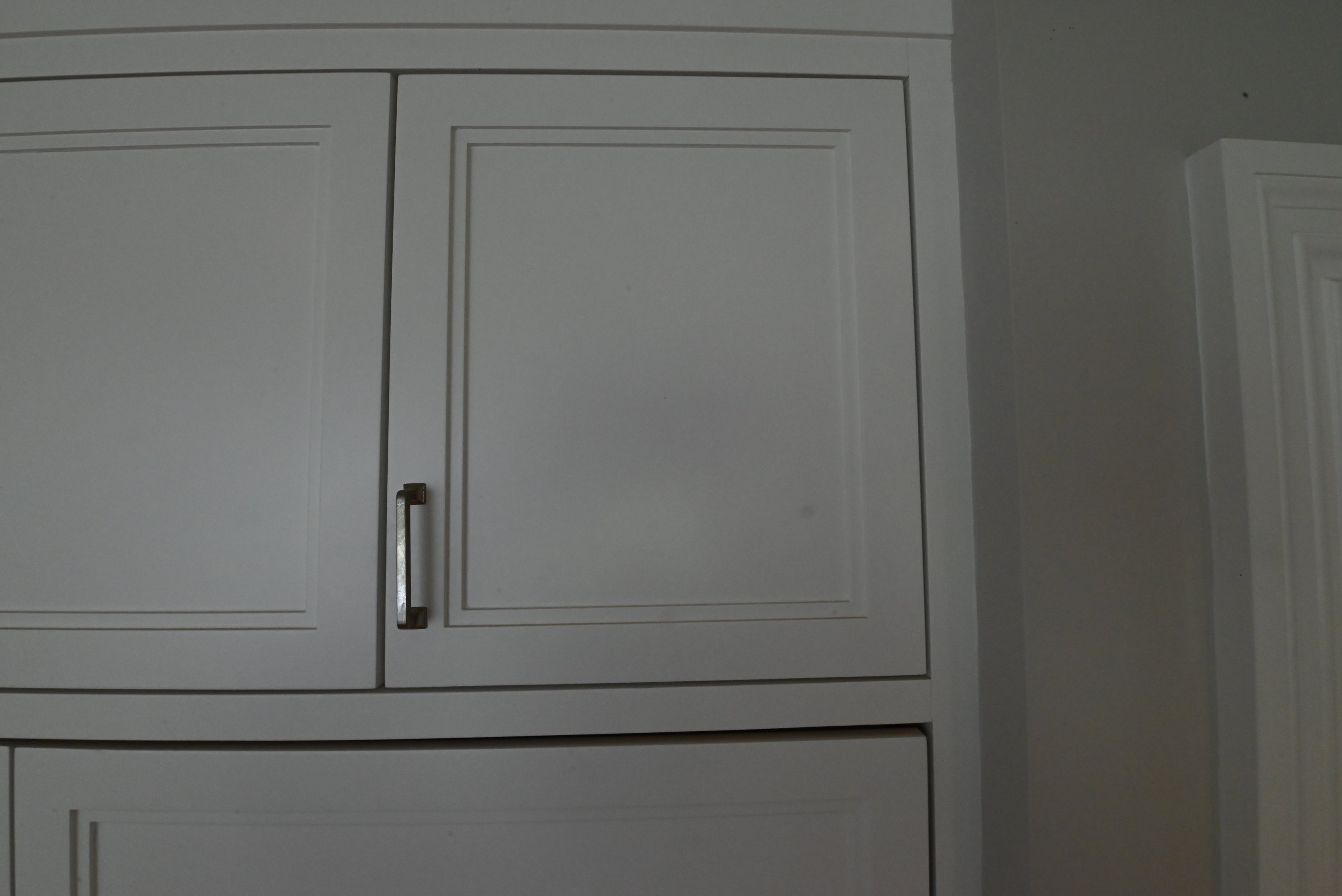 "The Abercorn" Transitional White Kitchen with Island & 48" Wolf Range
