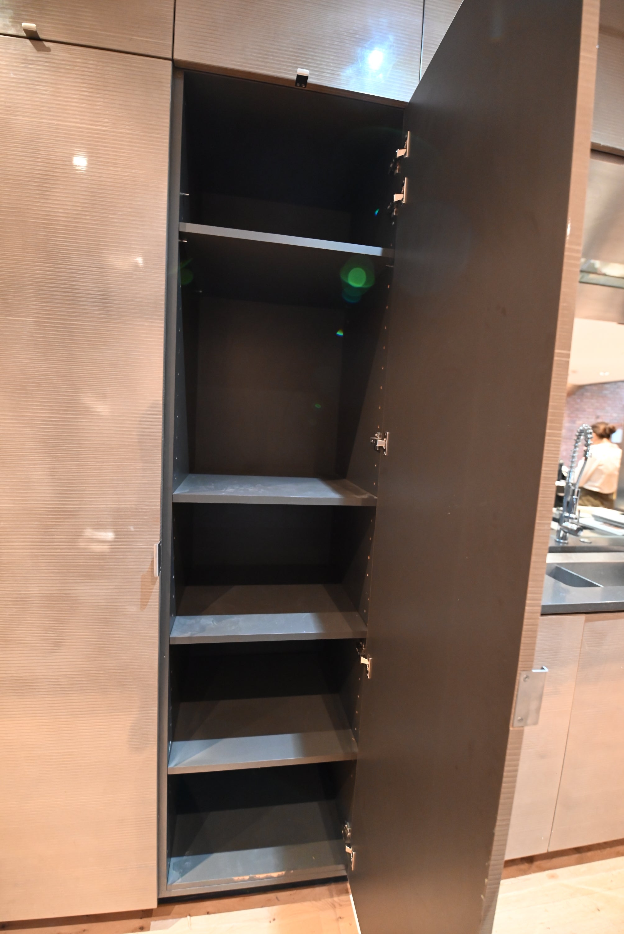 "The Stryker" Industrial Modern Kitchen with Island & Gaggenau Appliances