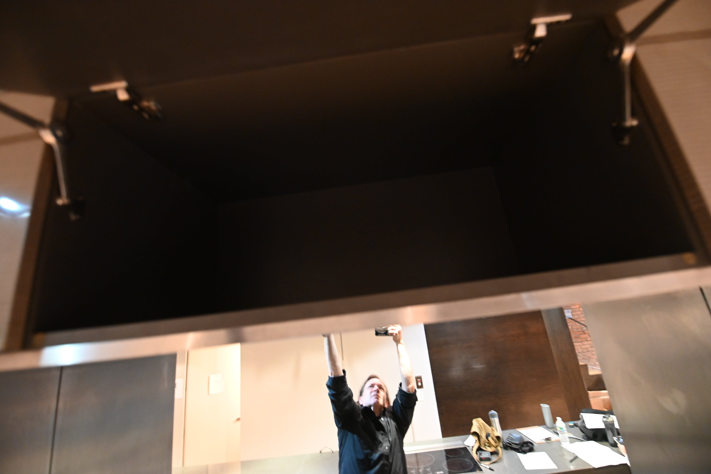"The Stryker" Industrial Modern Kitchen with Island & Gaggenau Appliances