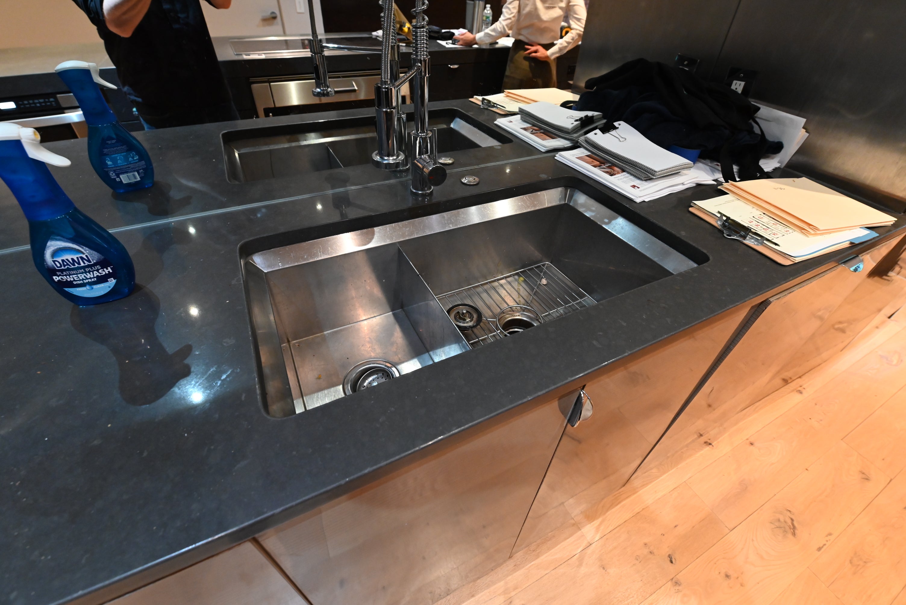 "The Stryker" Industrial Modern Kitchen with Island & Gaggenau Appliances