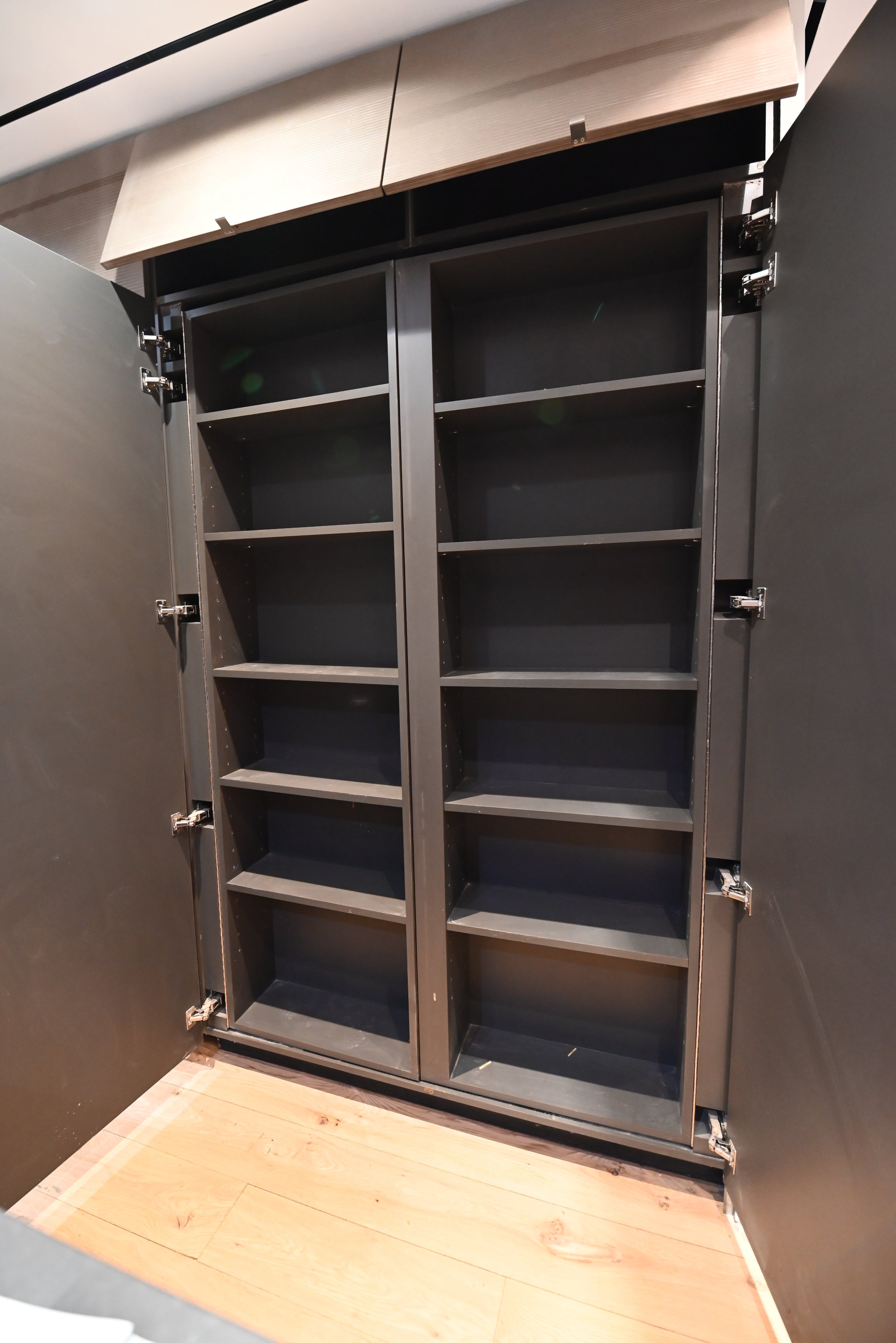 "The Stryker" Industrial Modern Kitchen with Island & Gaggenau Appliances