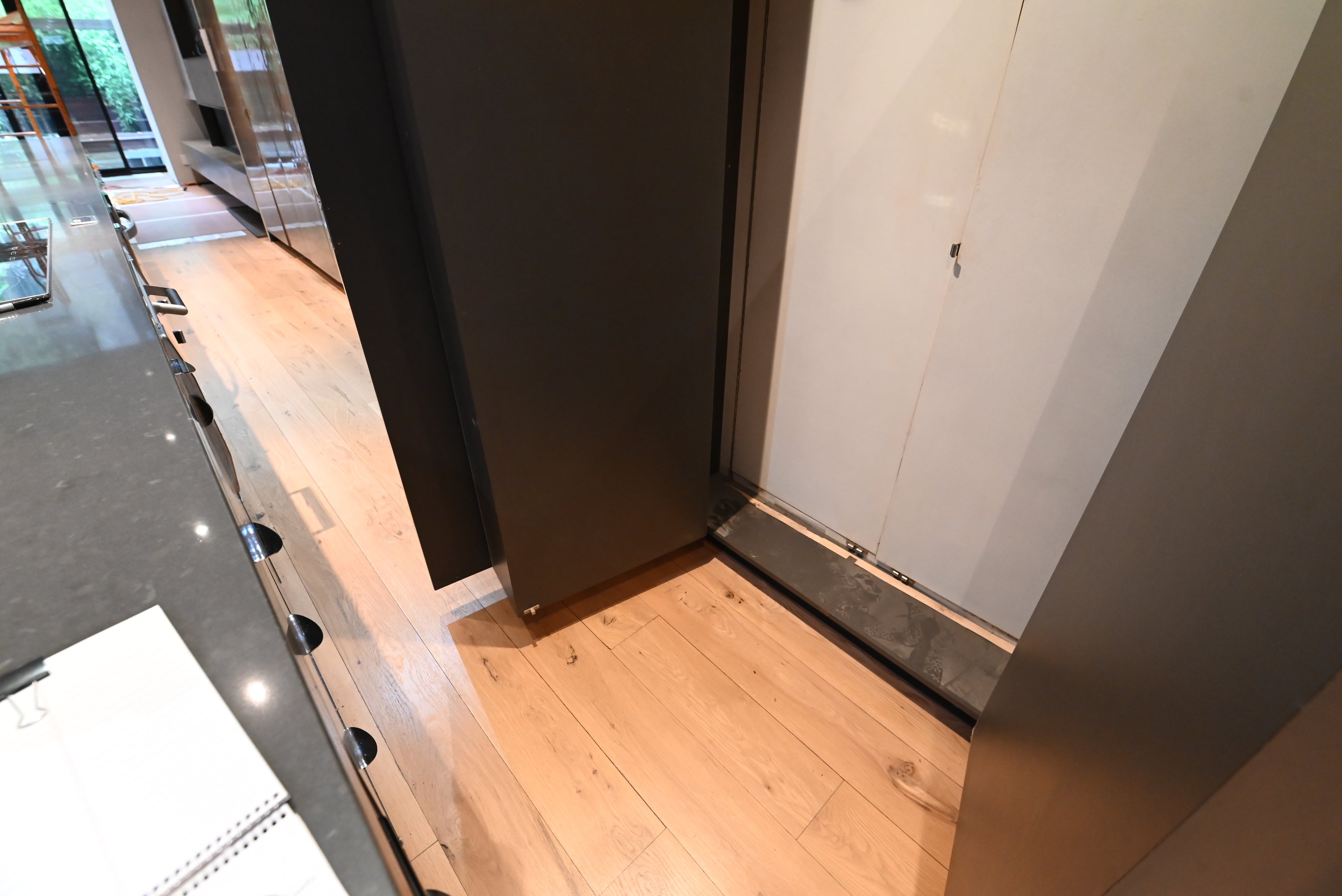 "The Stryker" Industrial Modern Kitchen with Island & Gaggenau Appliances