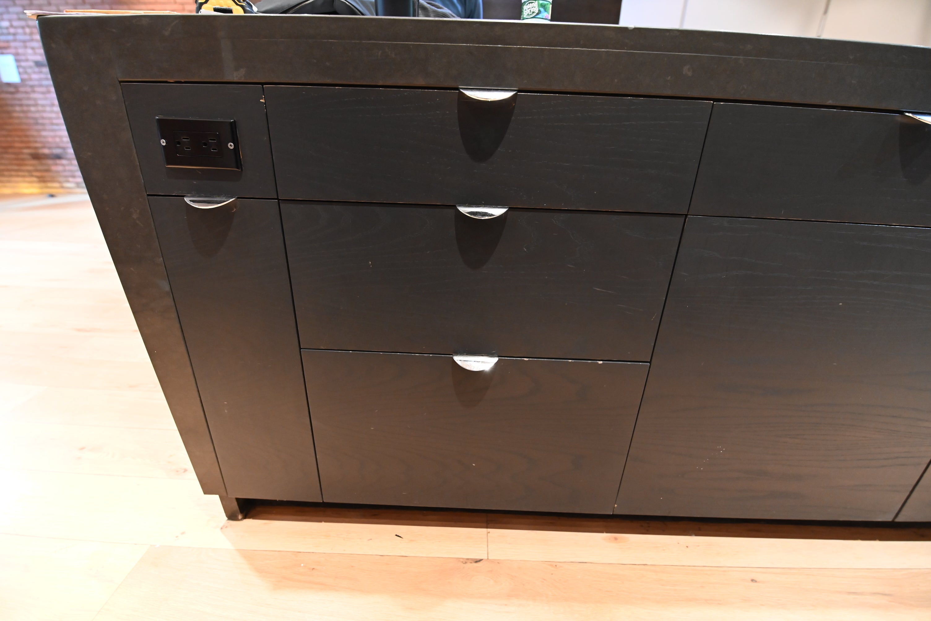 "The Stryker" Industrial Modern Kitchen with Island & Gaggenau Appliances