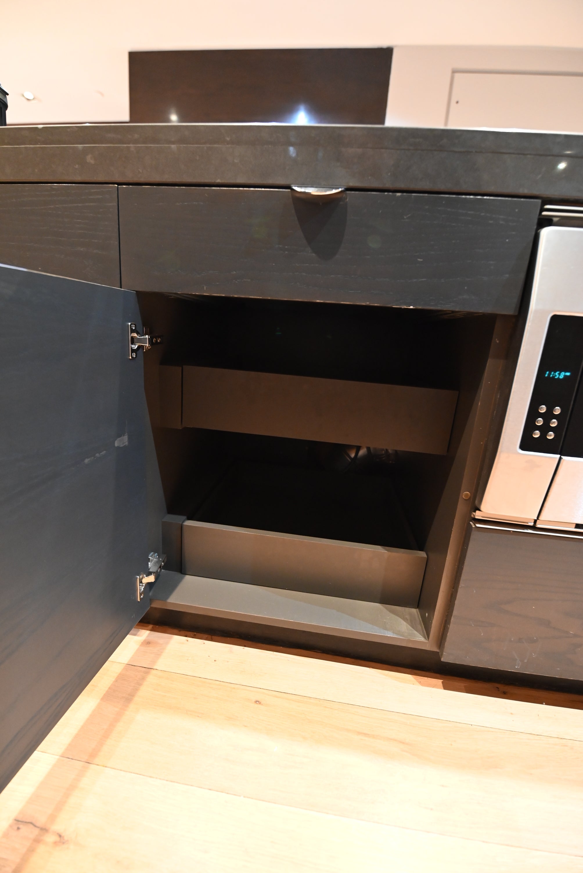 "The Stryker" Industrial Modern Kitchen with Island & Gaggenau Appliances