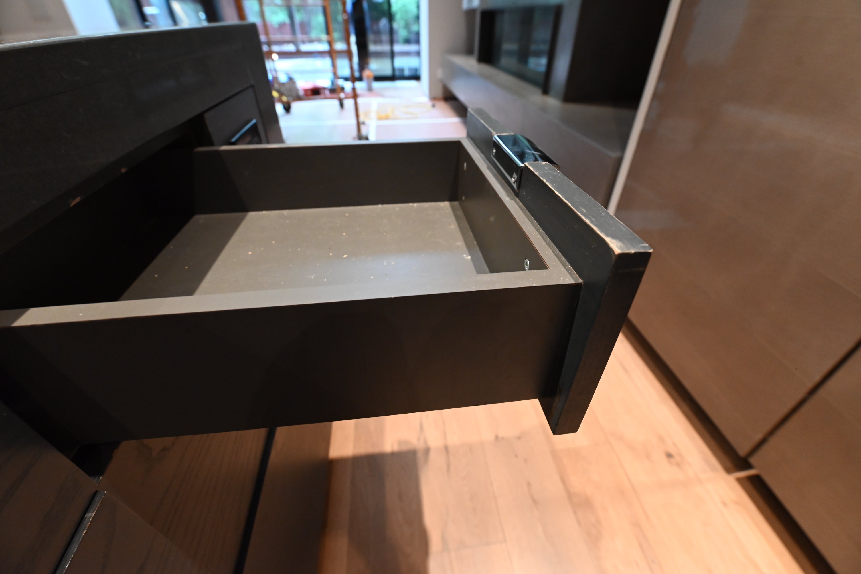 "The Stryker" Industrial Modern Kitchen with Island & Gaggenau Appliances