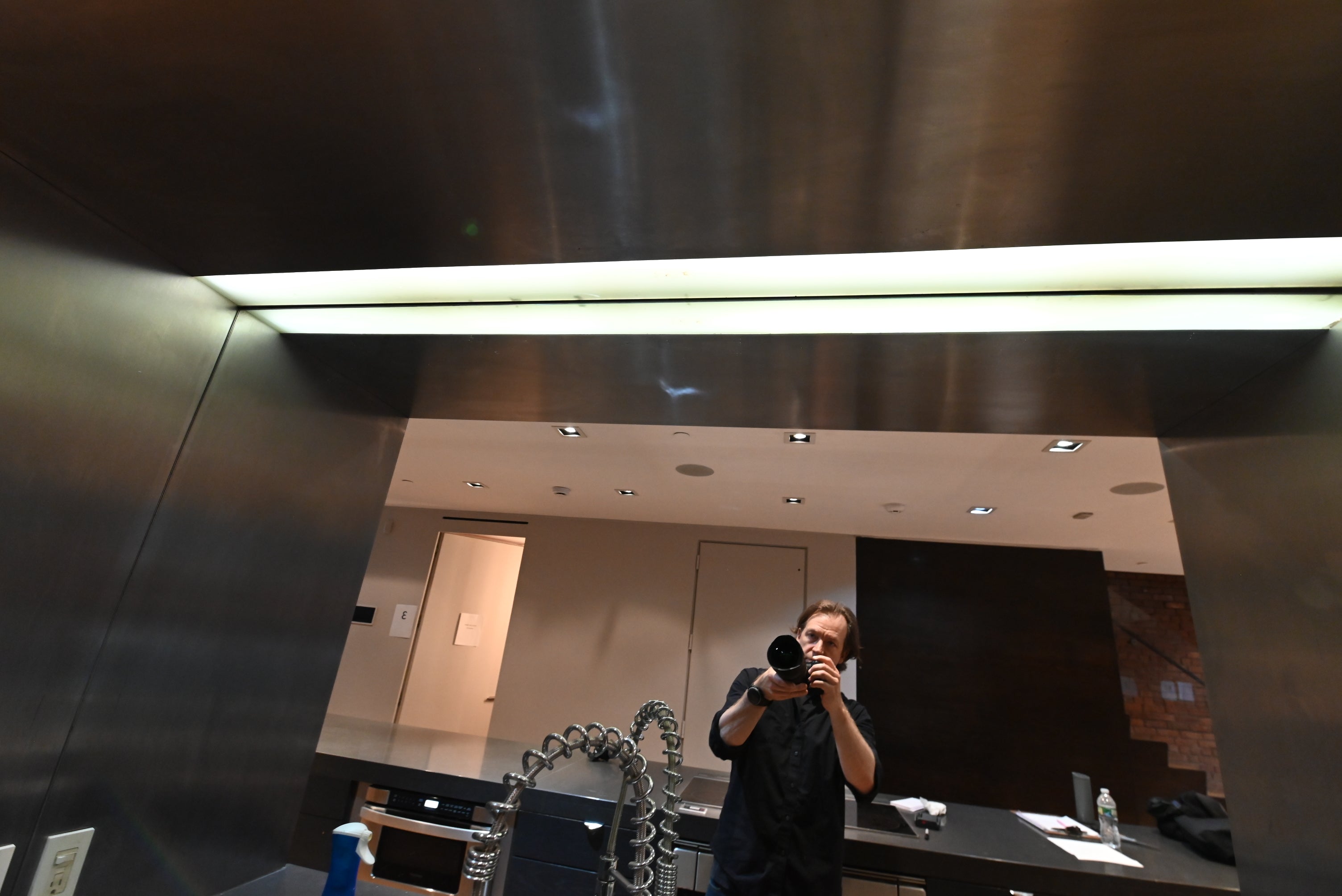 "The Stryker" Industrial Modern Kitchen with Island & Gaggenau Appliances