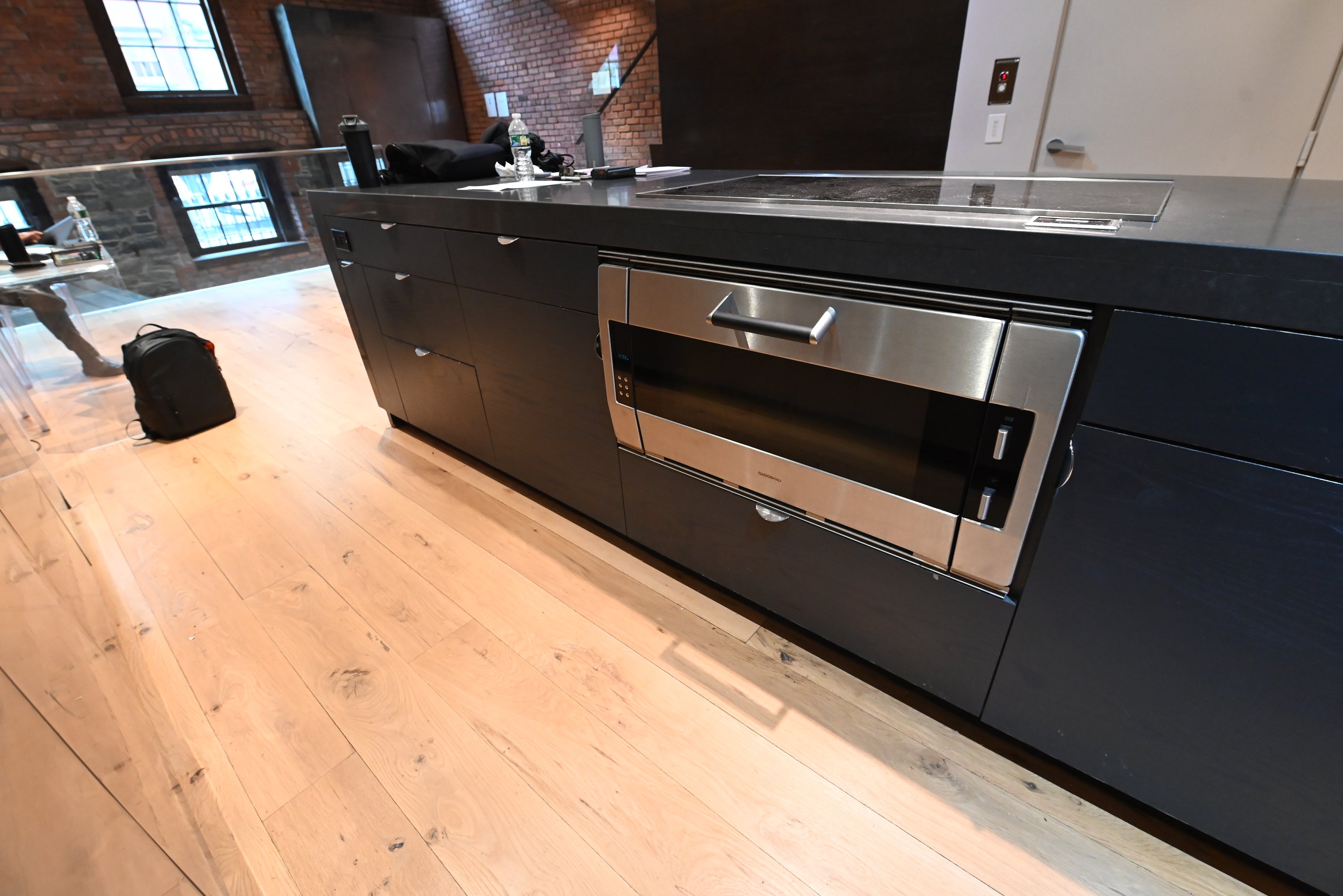 "The Stryker" Industrial Modern Kitchen with Island & Gaggenau Appliances