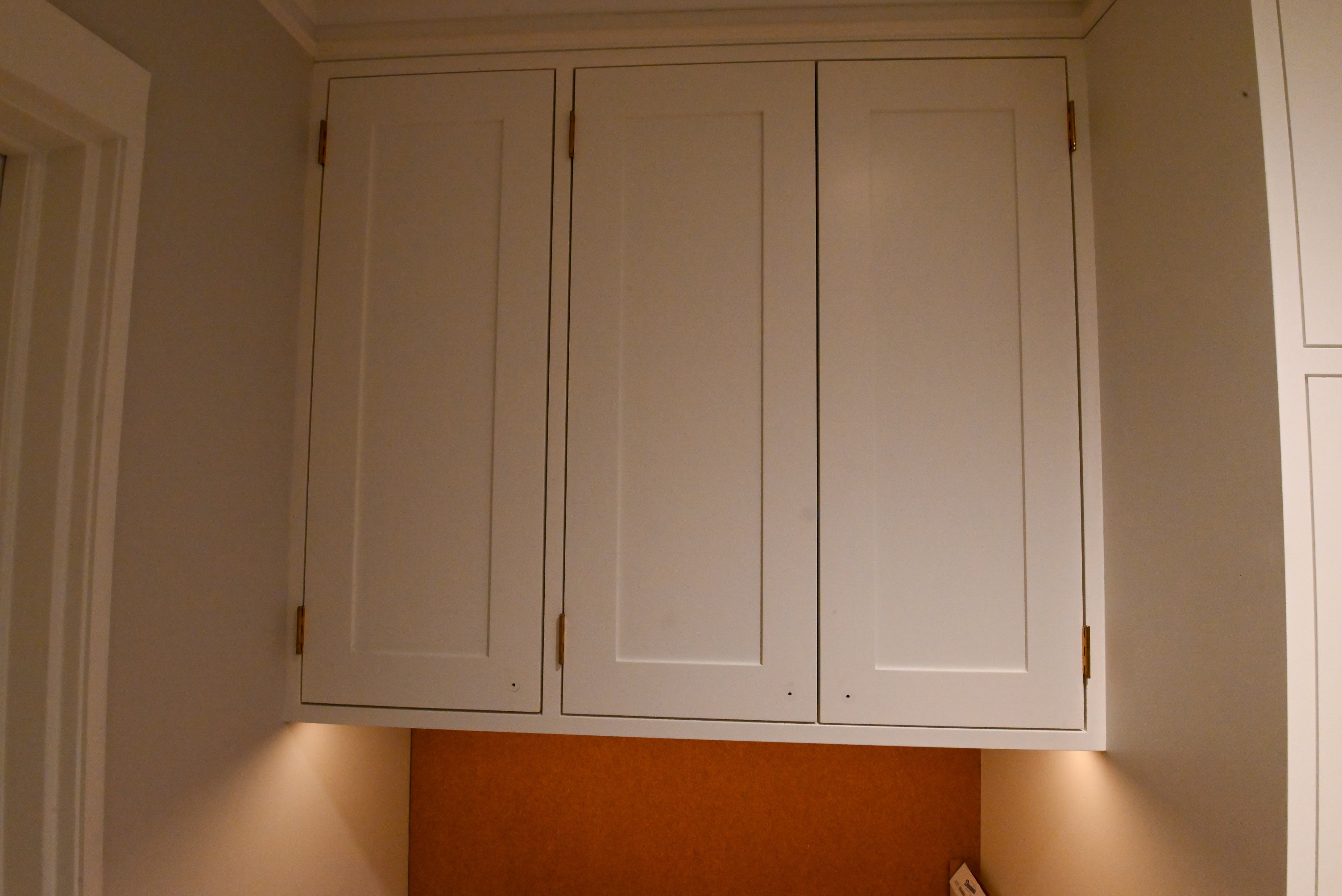 "The Windermere" Transitional White Kitchen with Island & Sub-Zero 648PROG