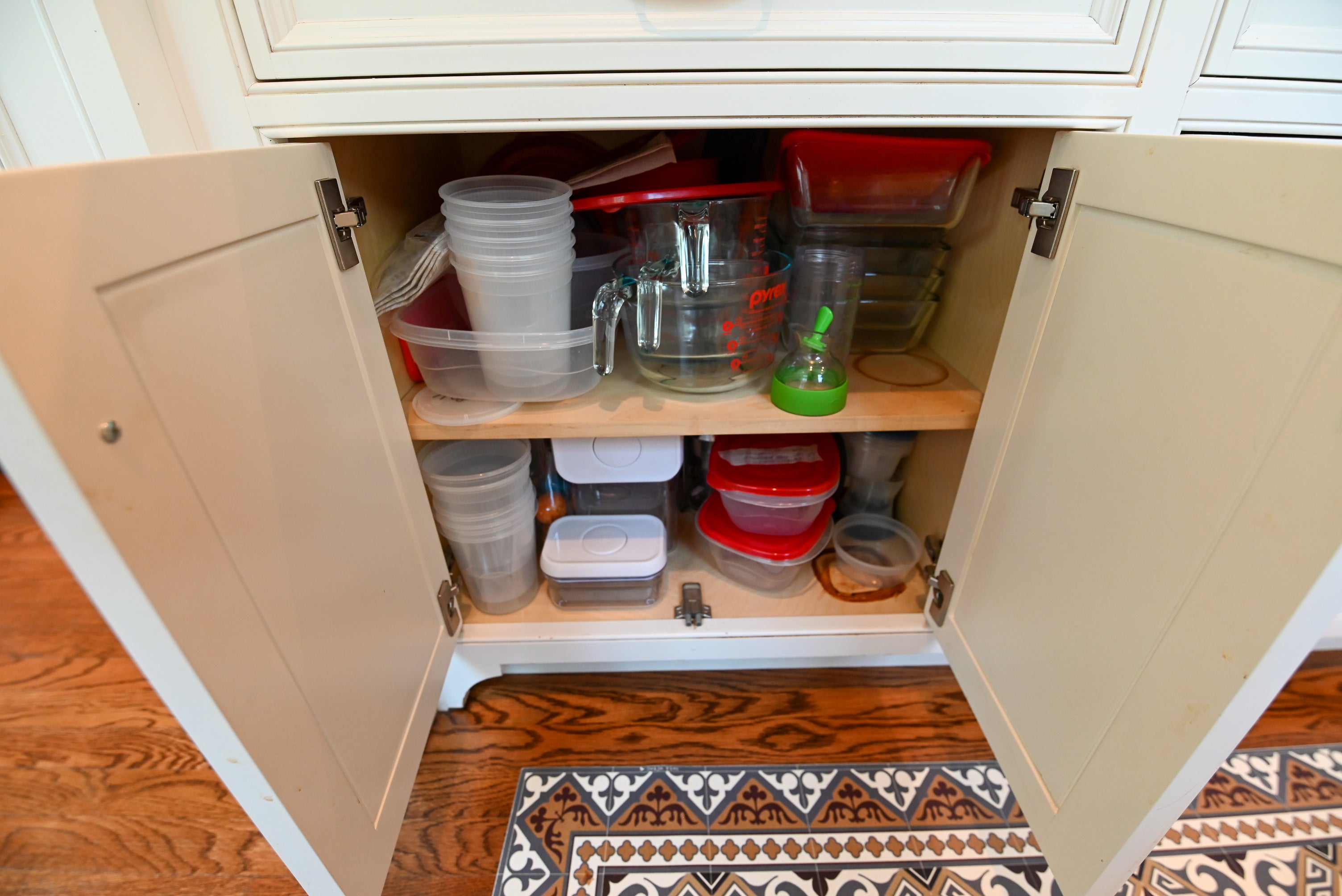 "The Montclair" Transitional White Kitchen with Island & Wolf 48" Range