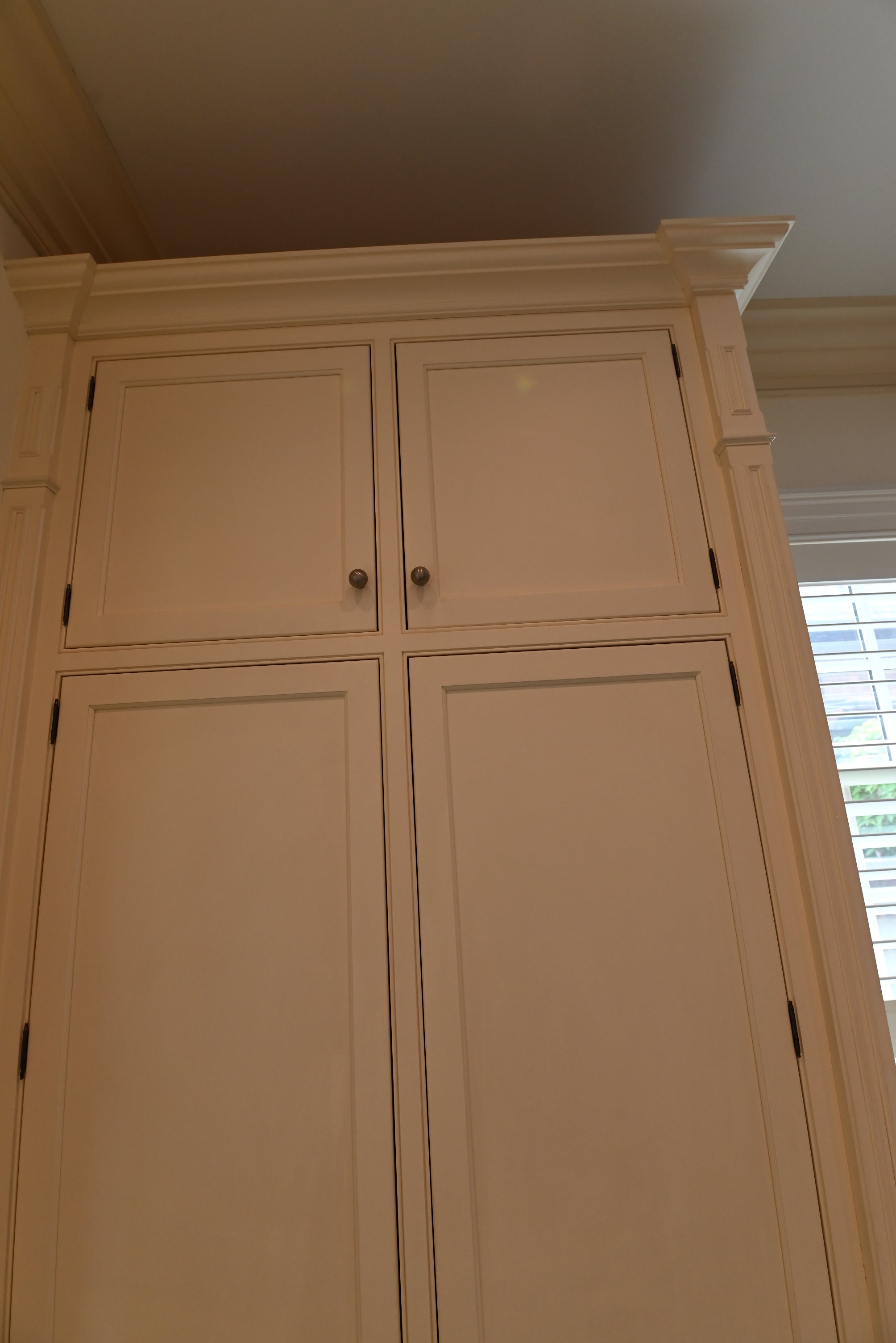 Premier Trade Group Light Cream Transitional Kitchen with Island & Viking 48" Range