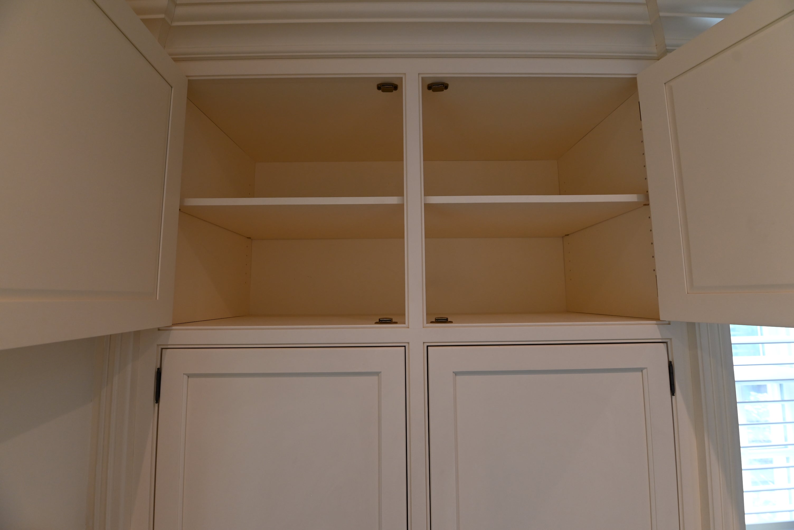 Premier Trade Group Light Cream Transitional Kitchen with Island & Viking 48" Range