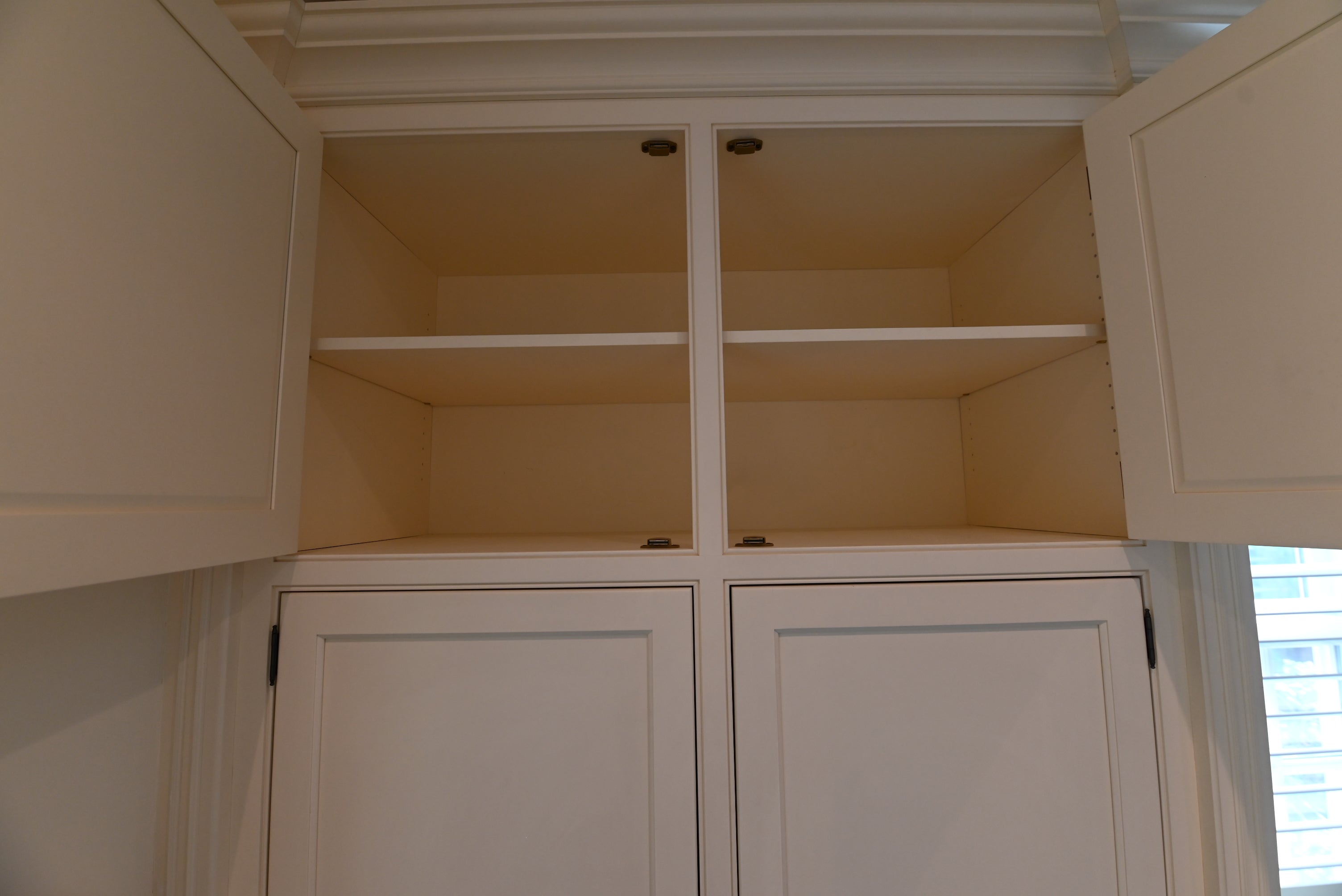 Premier Trade Group Light Cream Transitional Kitchen with Island & Viking 48" Range