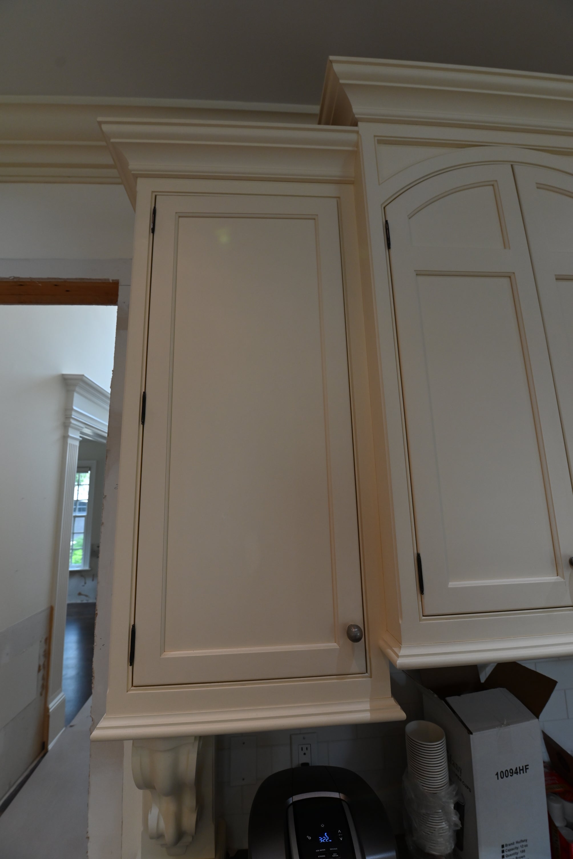 Premier Trade Group Light Cream Transitional Kitchen with Island & Viking 48" Range