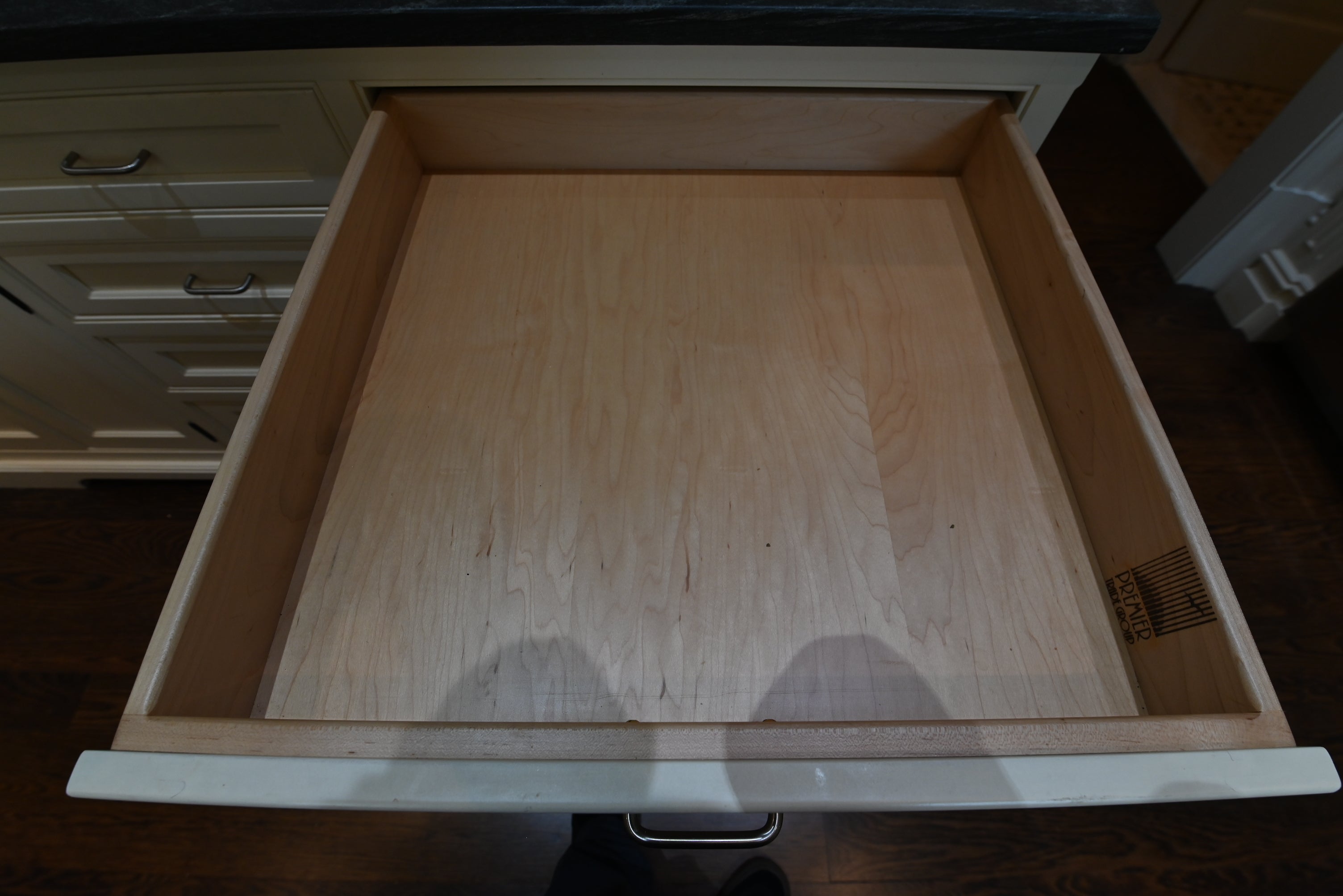 Premier Trade Group Light Cream Transitional Kitchen with Island & Viking 48" Range