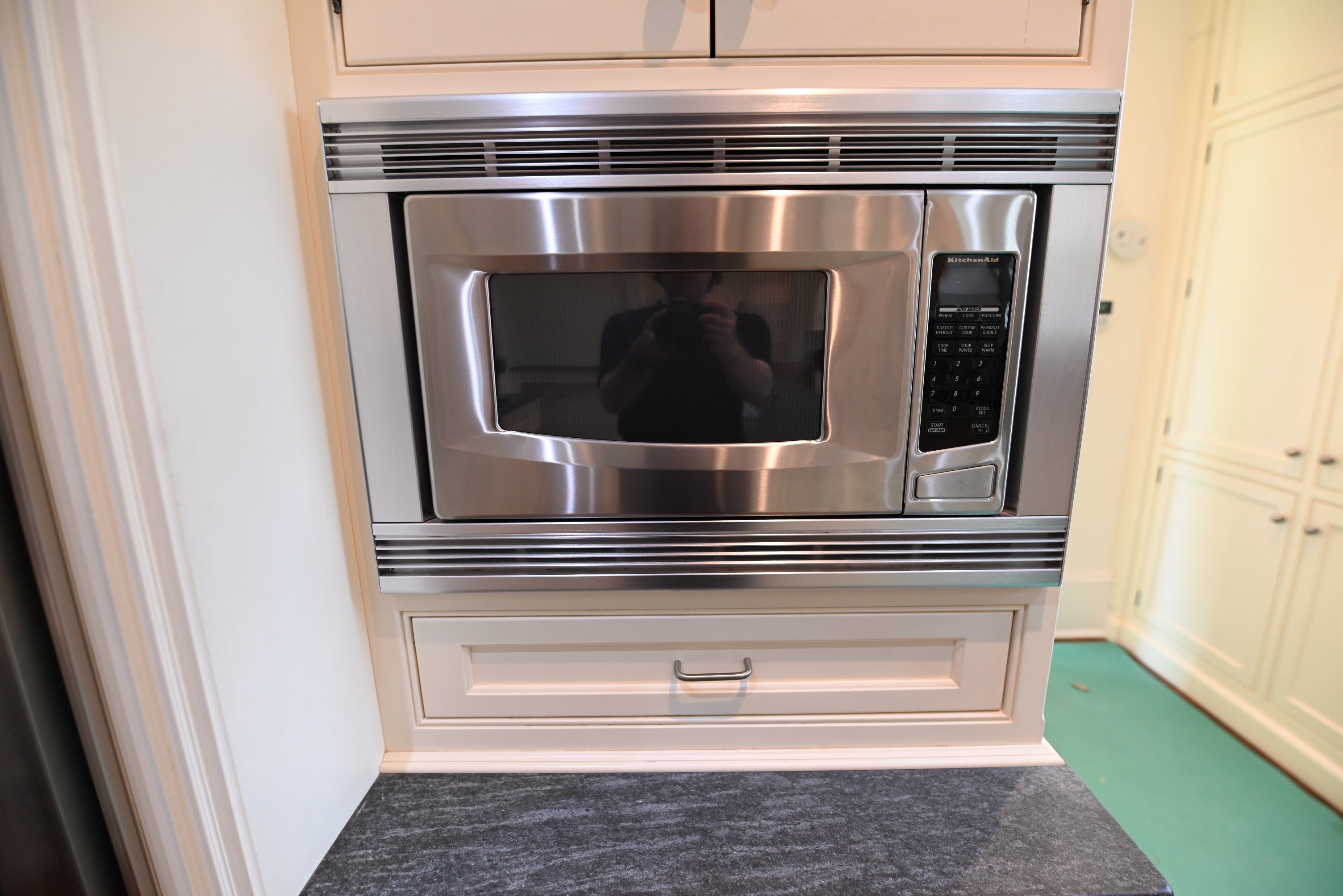 Premier Trade Group Light Cream Transitional Kitchen with Island & Viking 48" Range