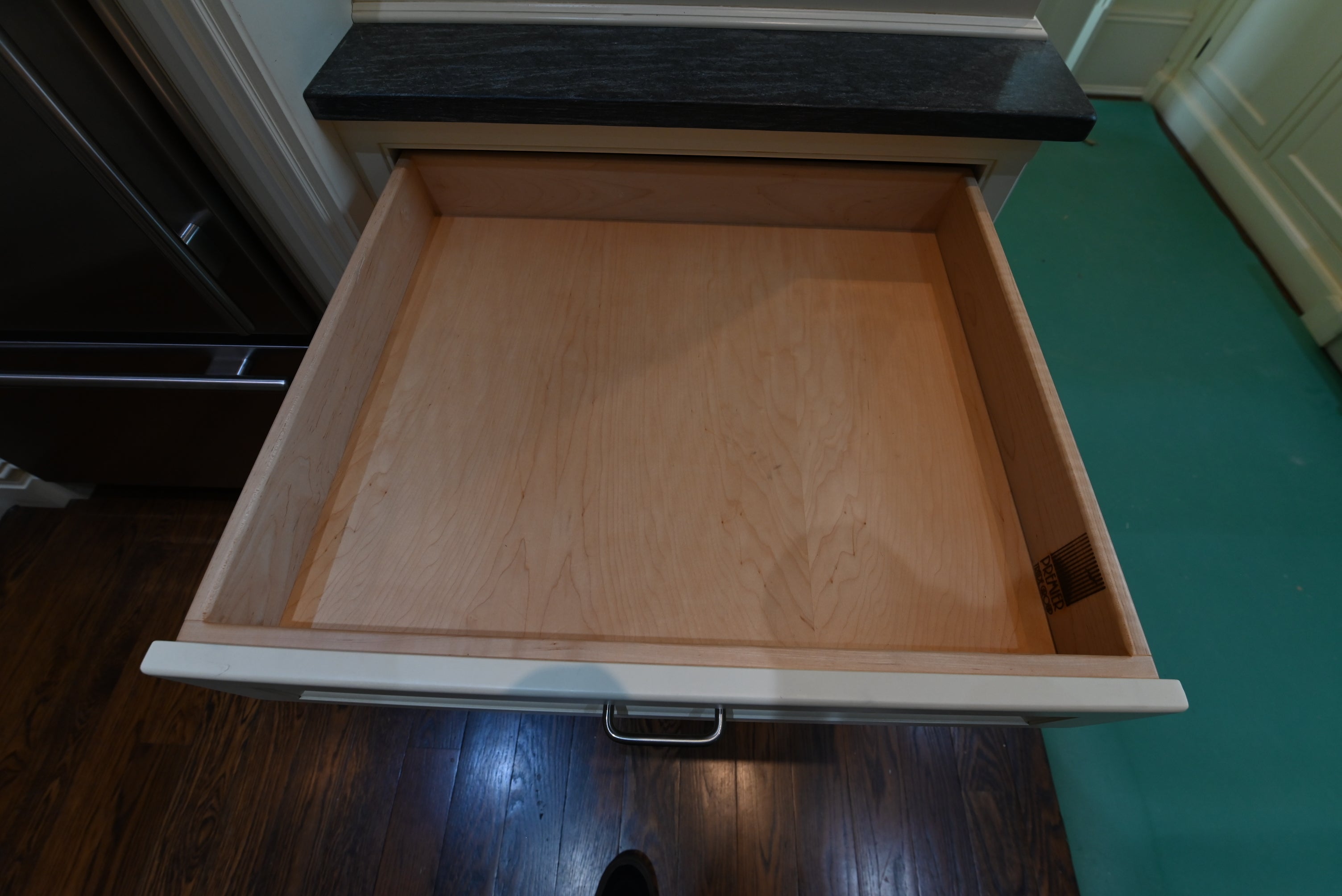 Premier Trade Group Light Cream Transitional Kitchen with Island & Viking 48" Range