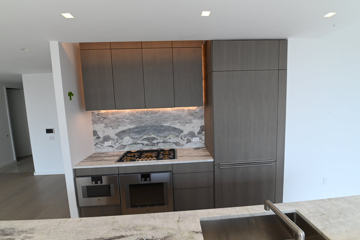 "The Tribeca" Modern Kitchen with Island & Gaggenau Appliances