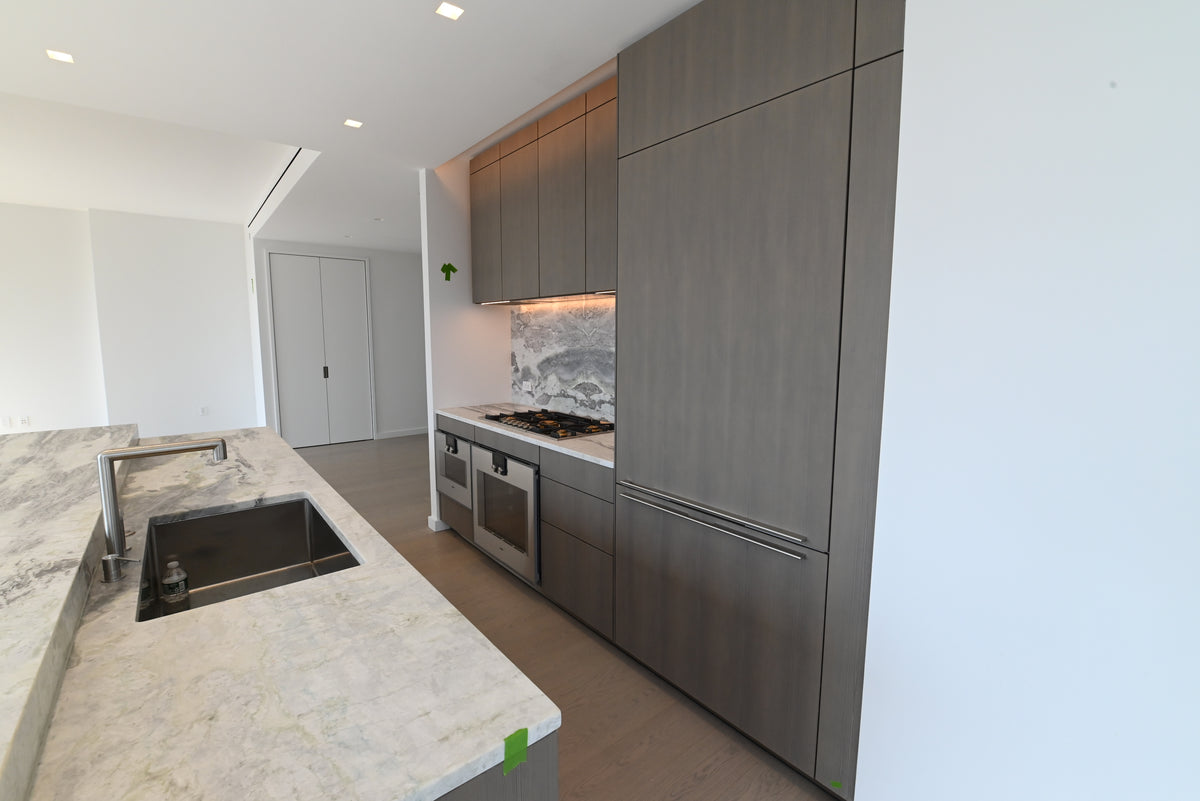 "The Tribeca" Modern Kitchen with Island & Gaggenau Appliances