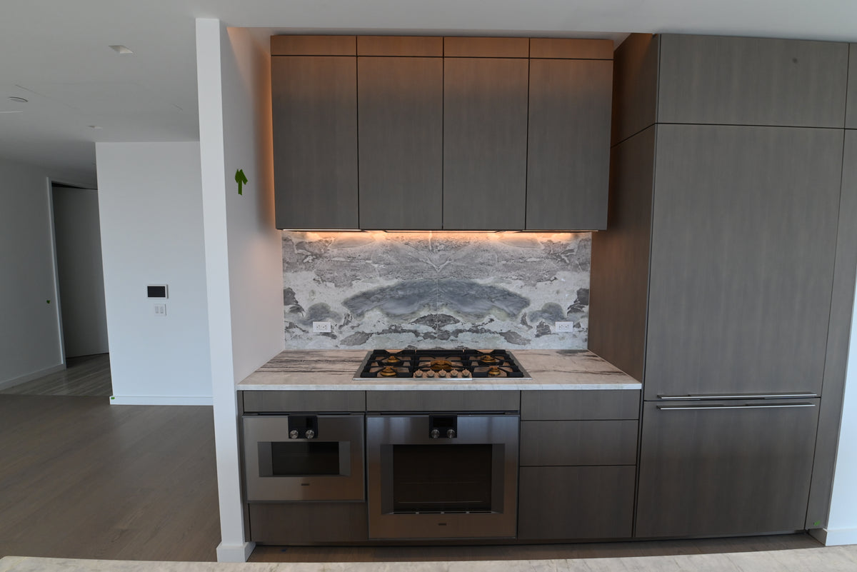 "The Tribeca" Modern Kitchen with Island & Gaggenau Appliances