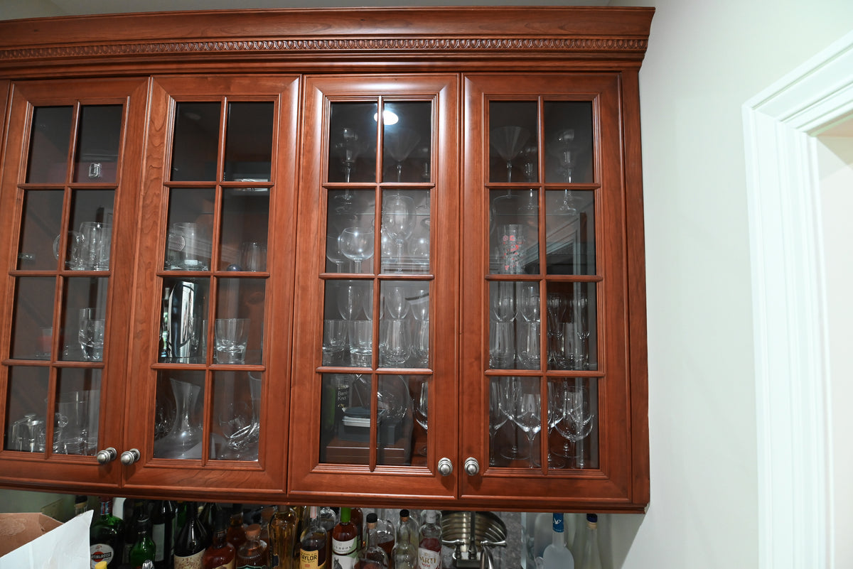 "The Arlington" Traditional Solid Cherry Wood Wet Bar