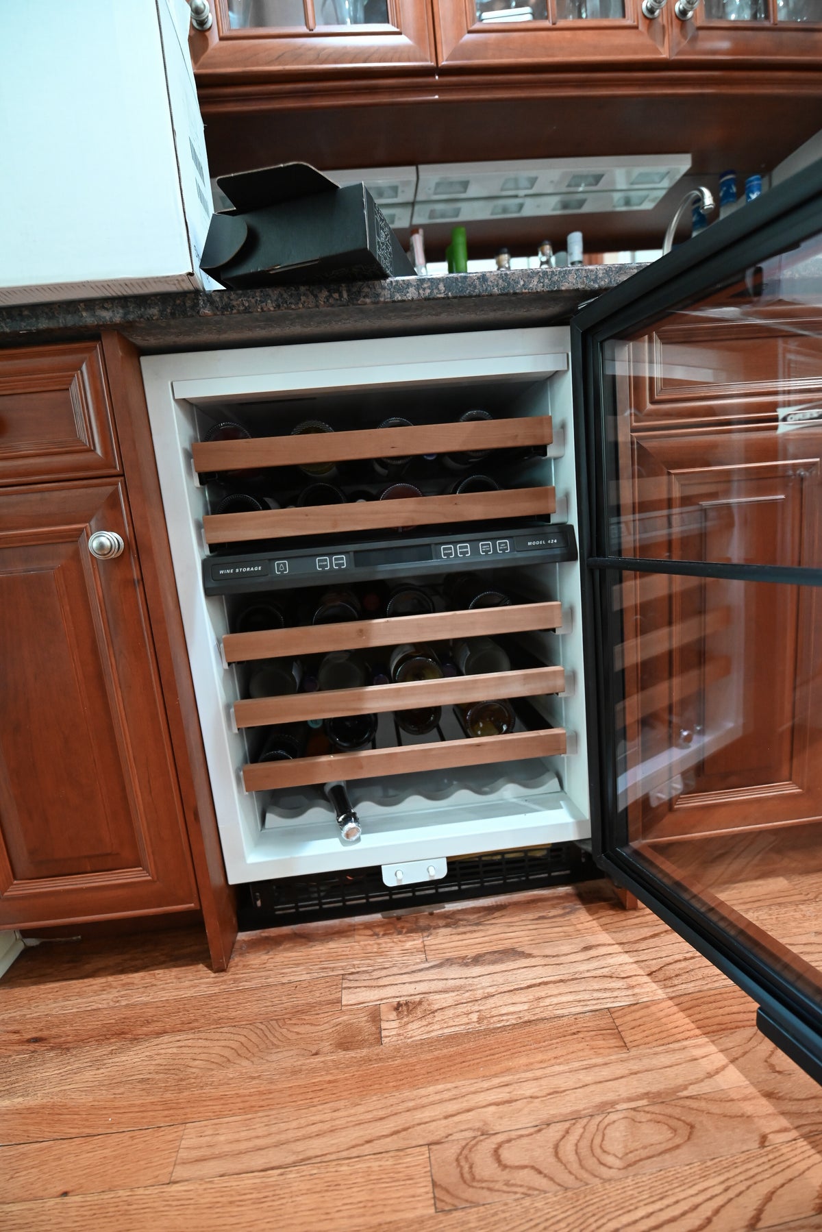 "The Arlington" Traditional Solid Cherry Wood Wet Bar