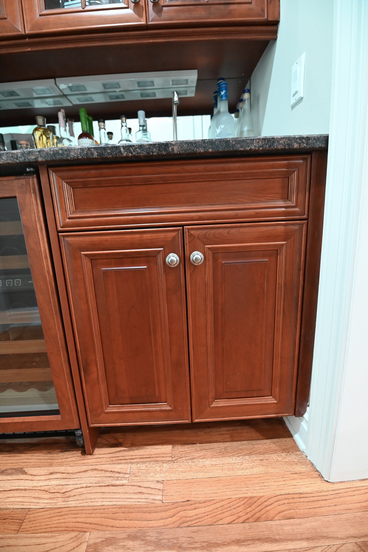 "The Arlington" Traditional Solid Cherry Wood Wet Bar