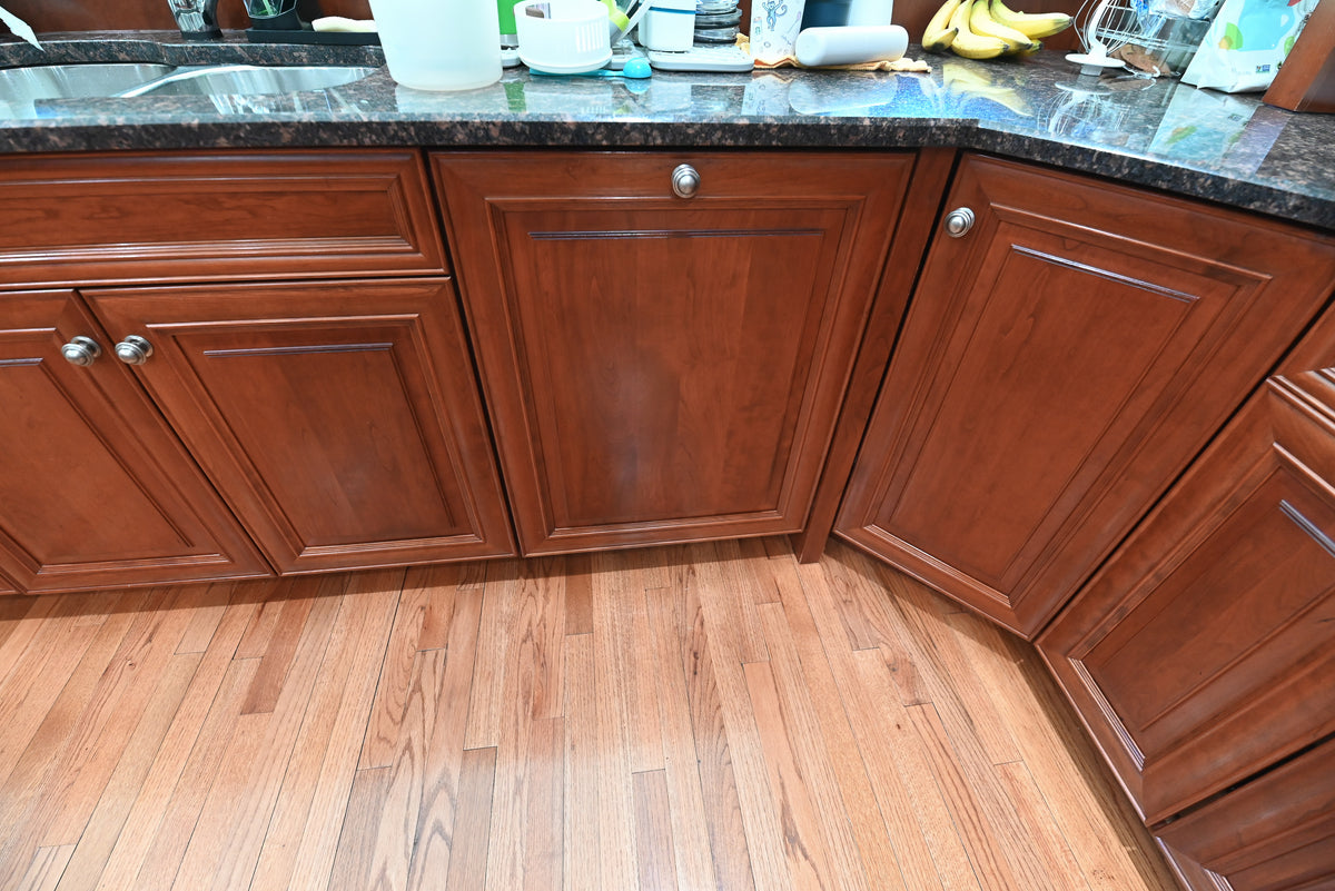 "The Arlington" Traditional Solid Cherry Wood Kitchen with Island