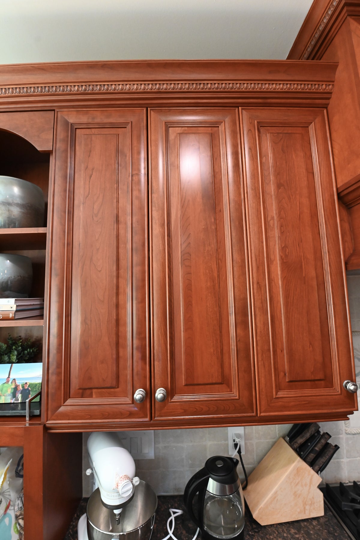 "The Arlington" Traditional Solid Cherry Wood Kitchen with Island