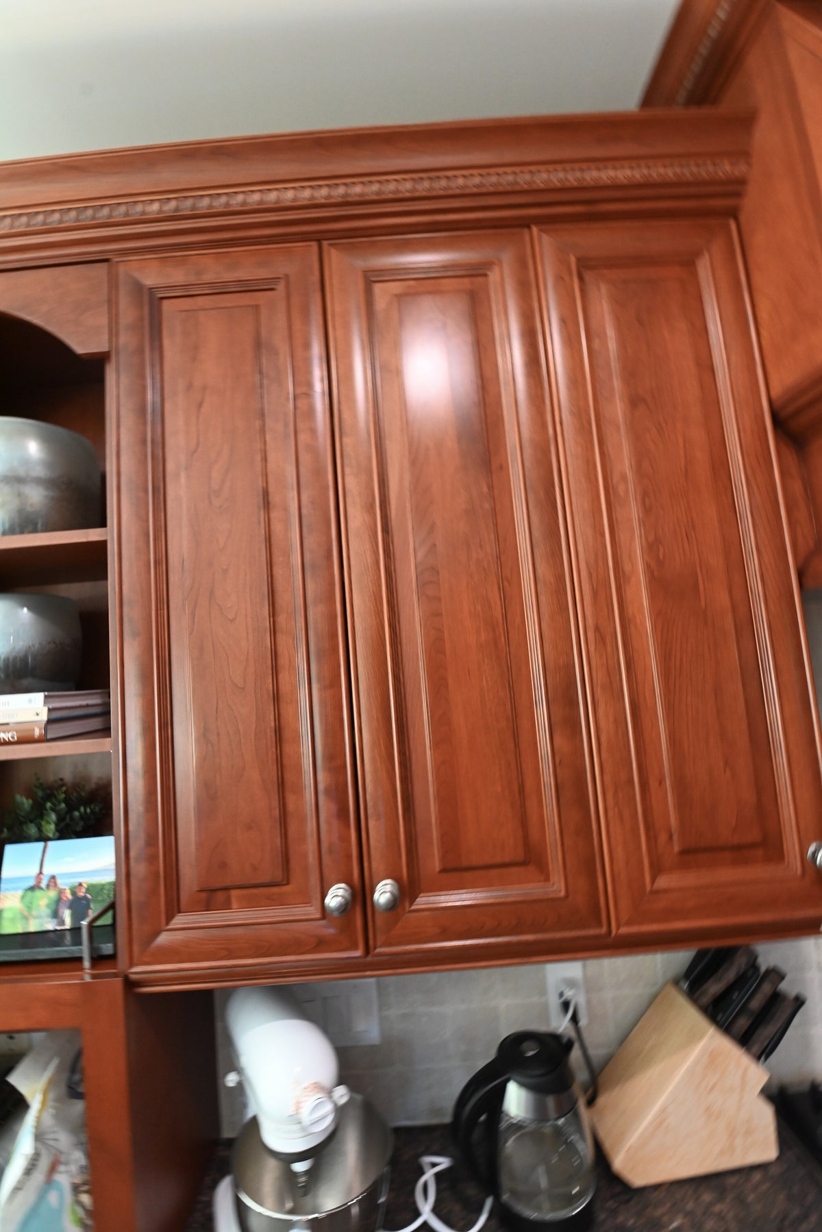 "The Arlington" Traditional Solid Cherry Wood Kitchen with Island