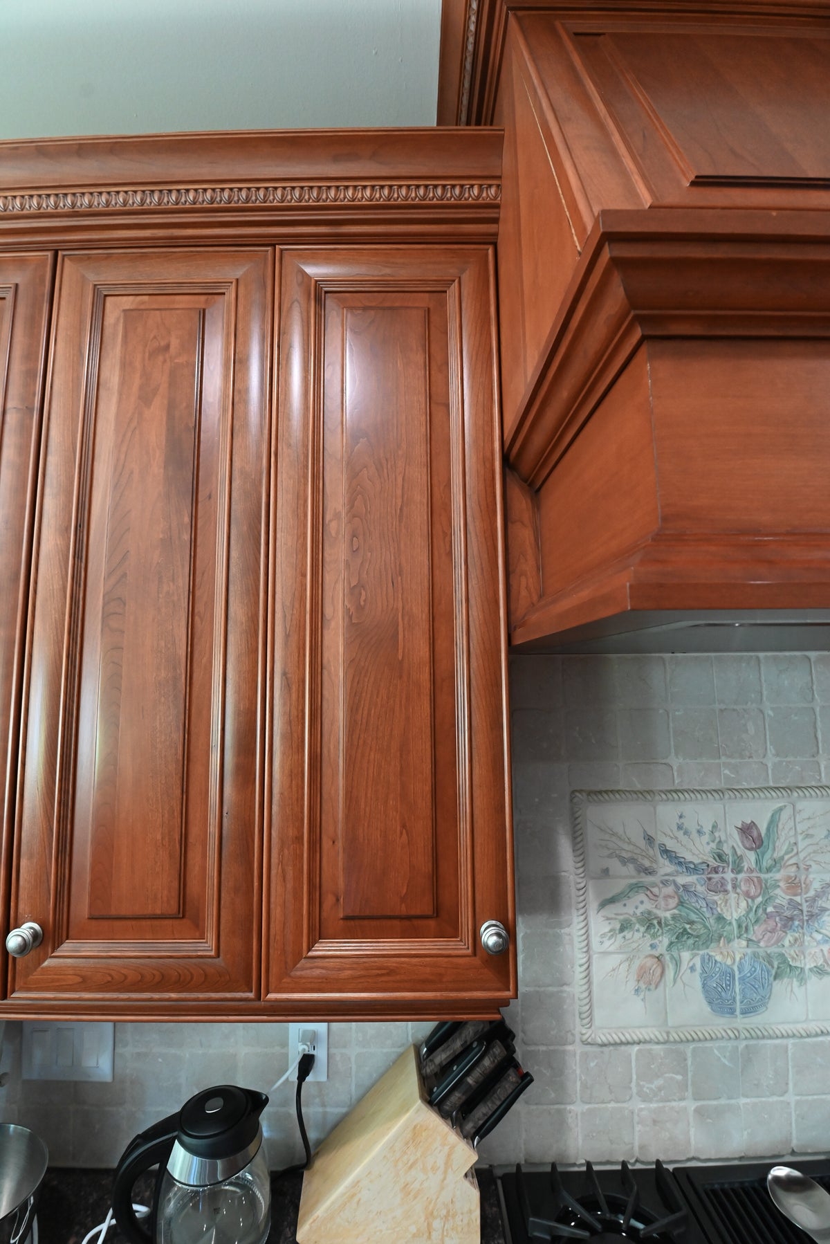 "The Arlington" Traditional Solid Cherry Wood Kitchen with Island