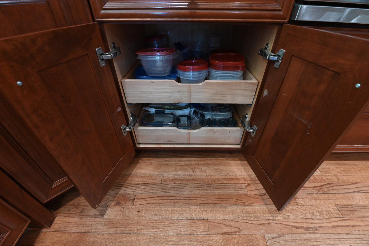 "The Arlington" Traditional Solid Cherry Wood Kitchen with Island