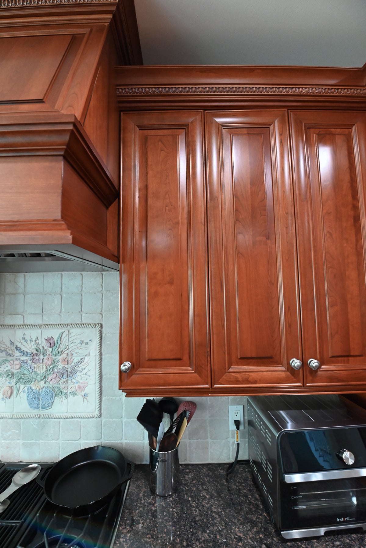 "The Arlington" Traditional Solid Cherry Wood Kitchen with Island