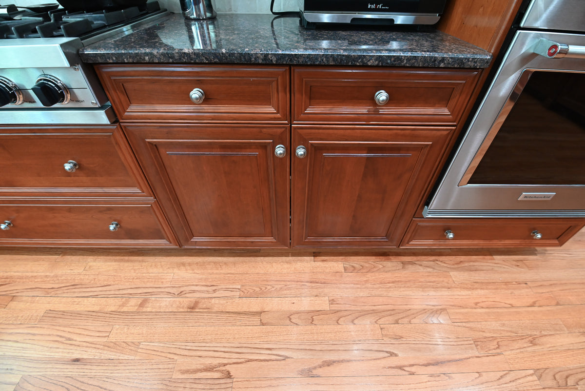 "The Arlington" Traditional Solid Cherry Wood Kitchen with Island