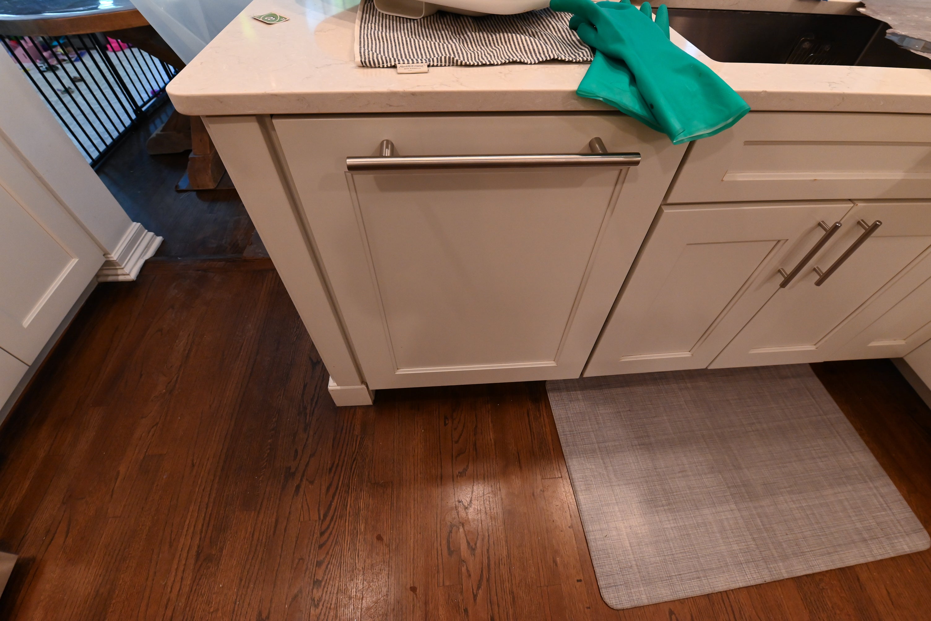 Wellborn Transitional White Kitchen with JennAir Appliances