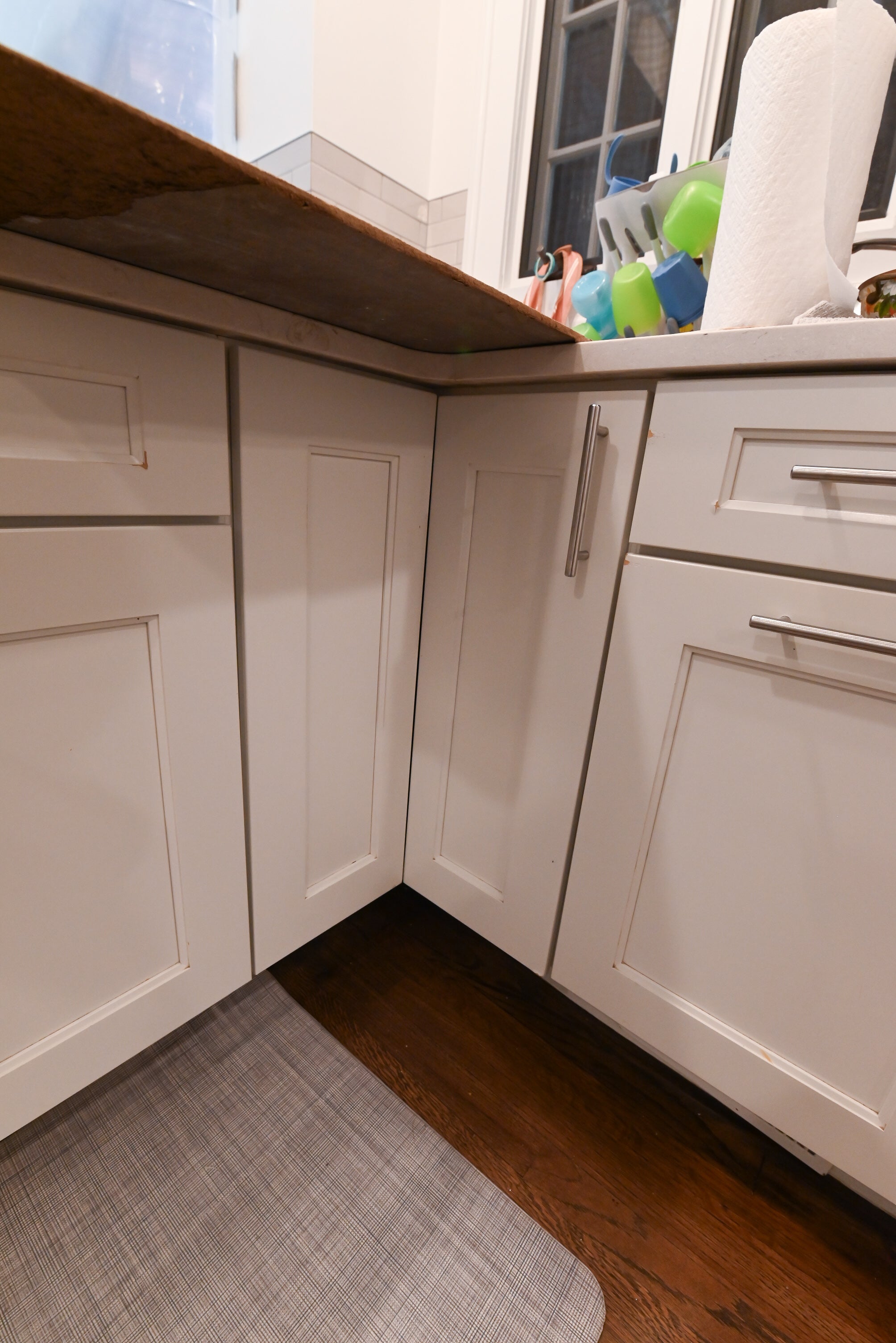 Wellborn Transitional White Kitchen with JennAir Appliances